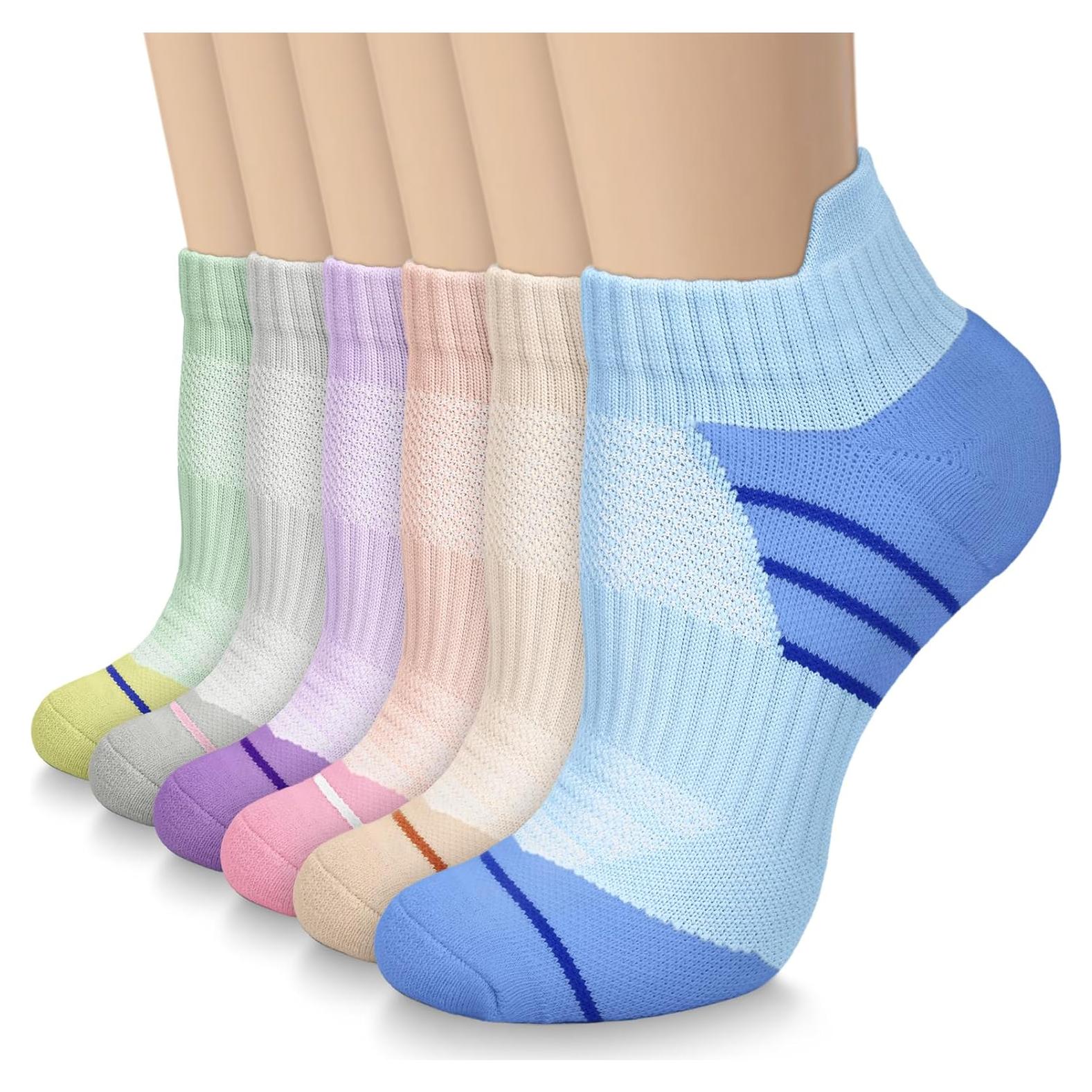 5 Pares de Calcetines de Compresión Aoliks para Correr - Soporte Arco