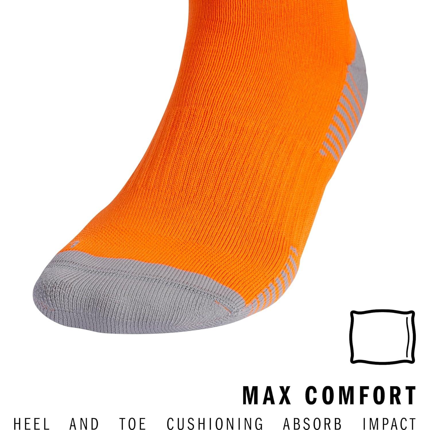 Calcetines de Fútbol Unisex Adidas Copa Zone Naranja/Blanco