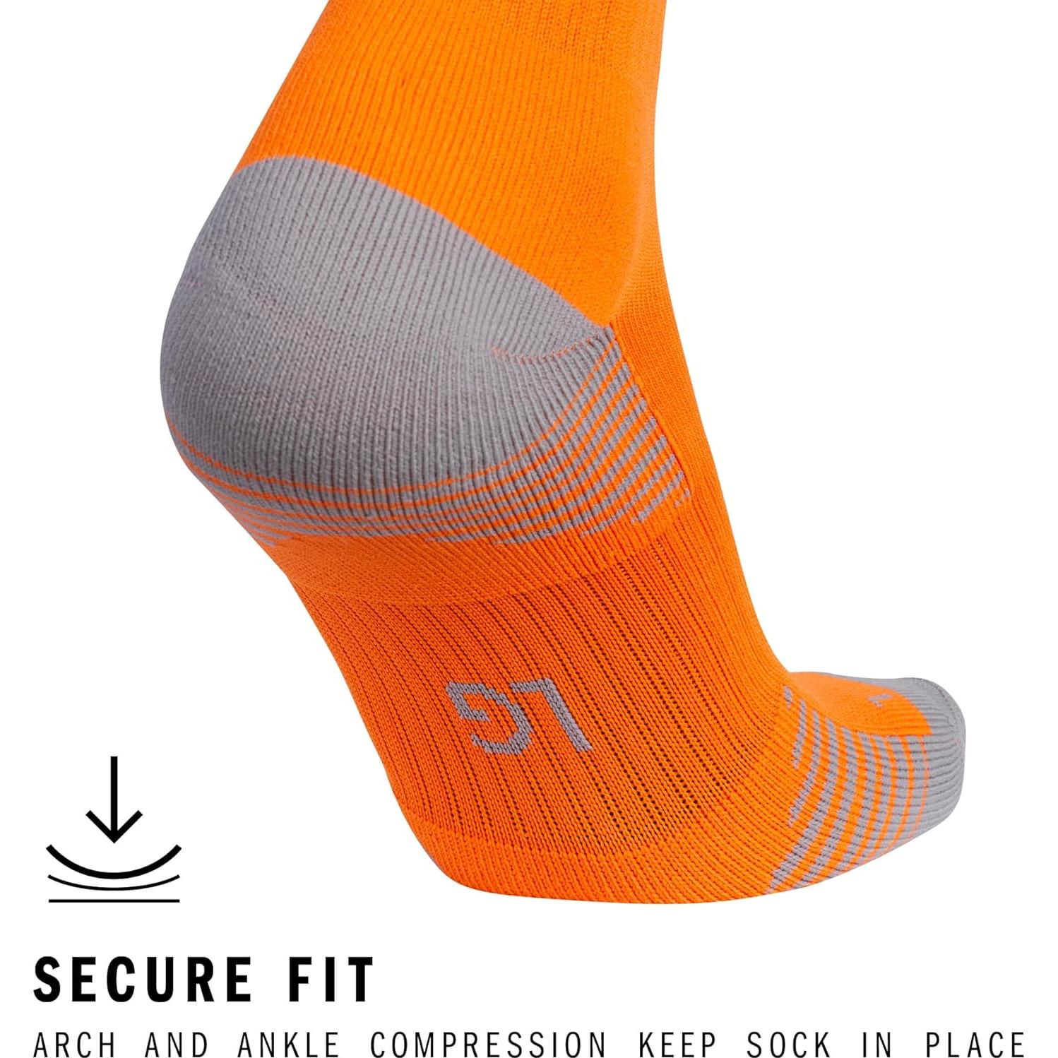 Calcetines de Fútbol Unisex Adidas Copa Zone Naranja/Blanco