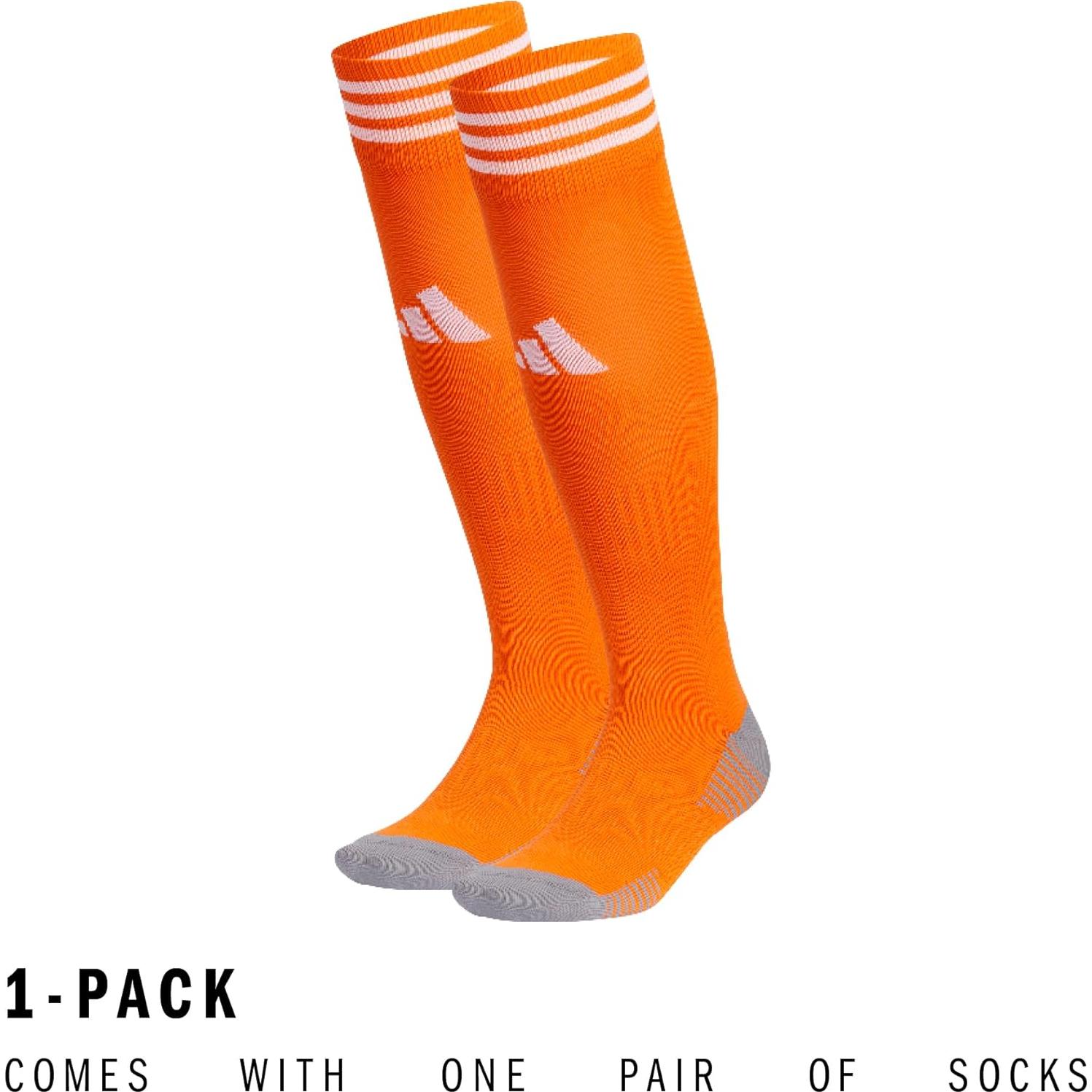 Calcetines de Fútbol Unisex Adidas Copa Zone Naranja/Blanco