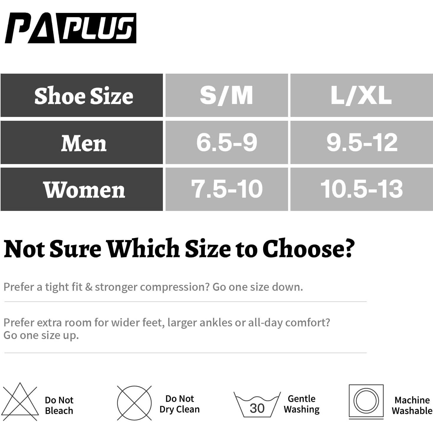 Calcetines de Compresión Cortos PAPLUS para Correr - 6 Pares