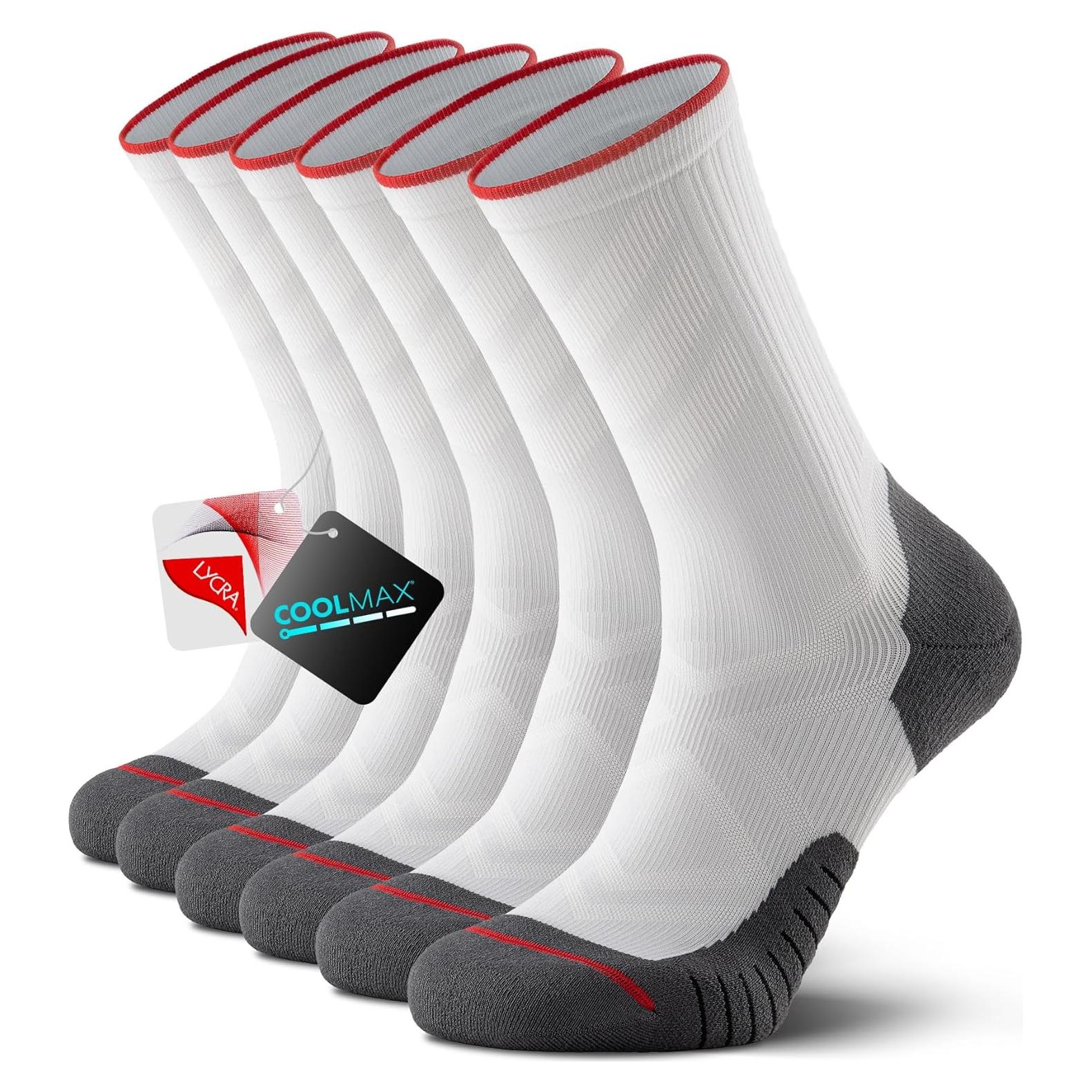 Calcetines Deportivos RUIXUE COOLMAX Unisex - Paquete de 3