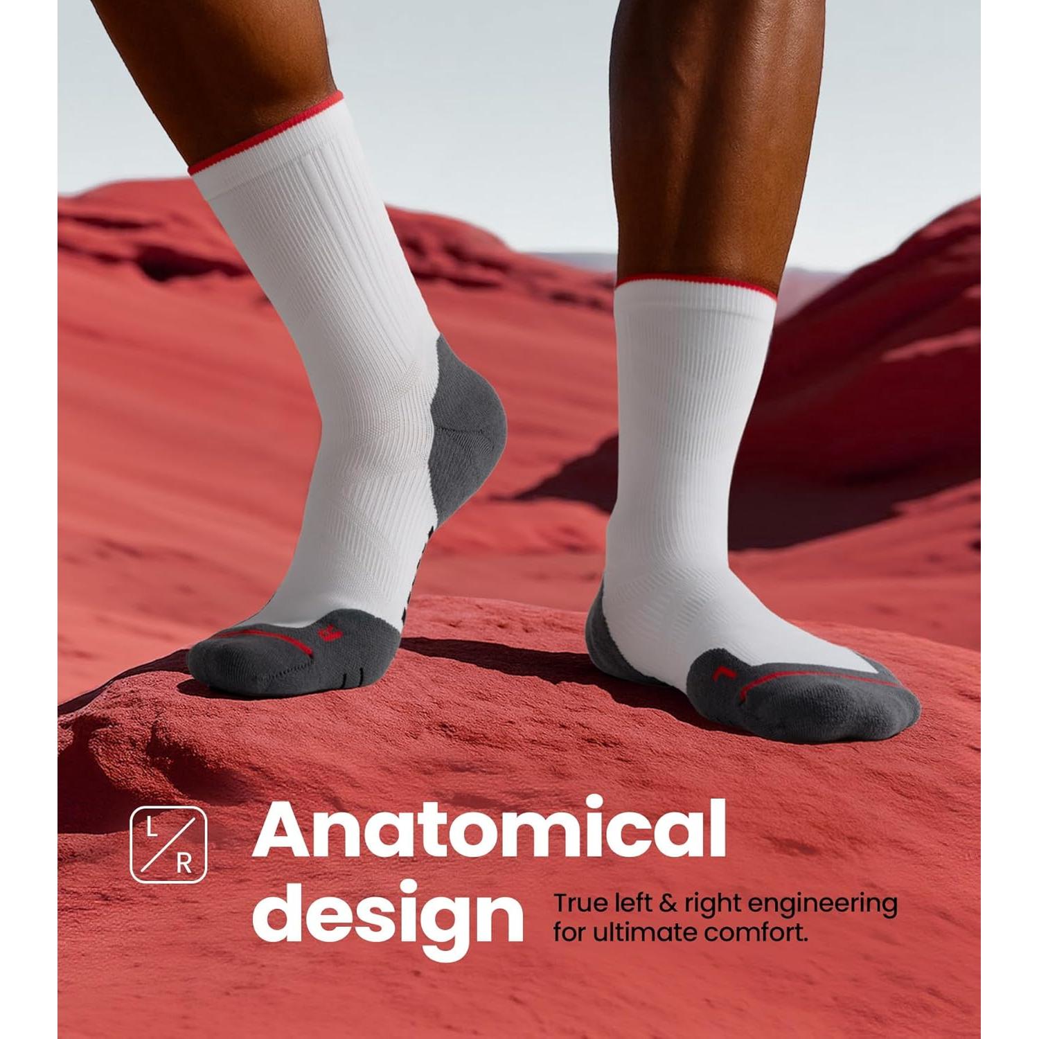 Calcetines Deportivos RUIXUE COOLMAX Unisex - Paquete de 3