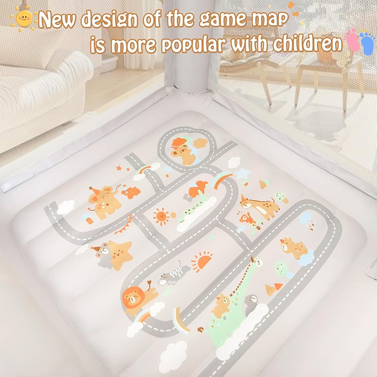 Castillo Inflable Mini Casa PVC Castillo de Sueños 172 cm