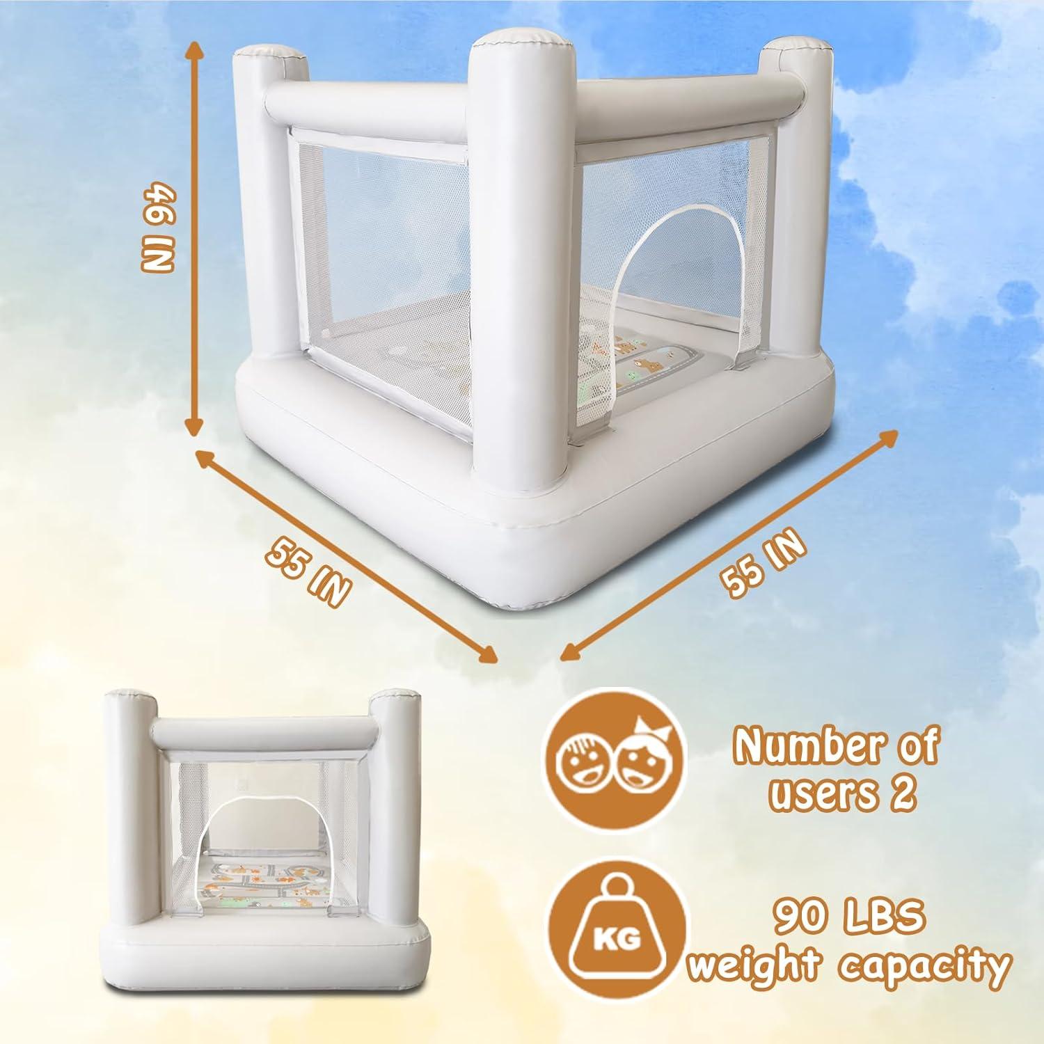 Castillo Inflable Mini Casa PVC Castillo de Sueños 172 cm