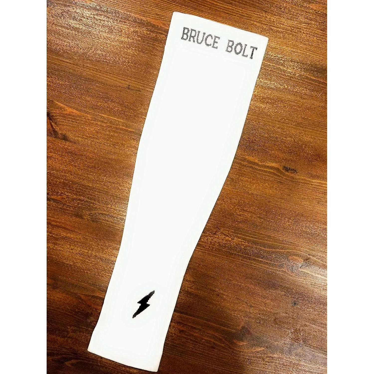 Manga de Compresión Graduada Bruce Bolt - Grande/Extra Grande - Blanco