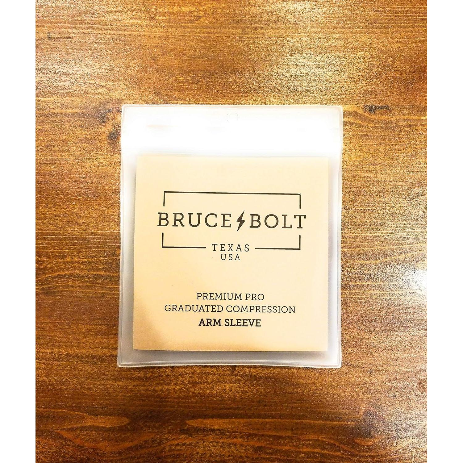 Manga de Compresión Graduada Bruce Bolt - Grande/Extra Grande - Blanco