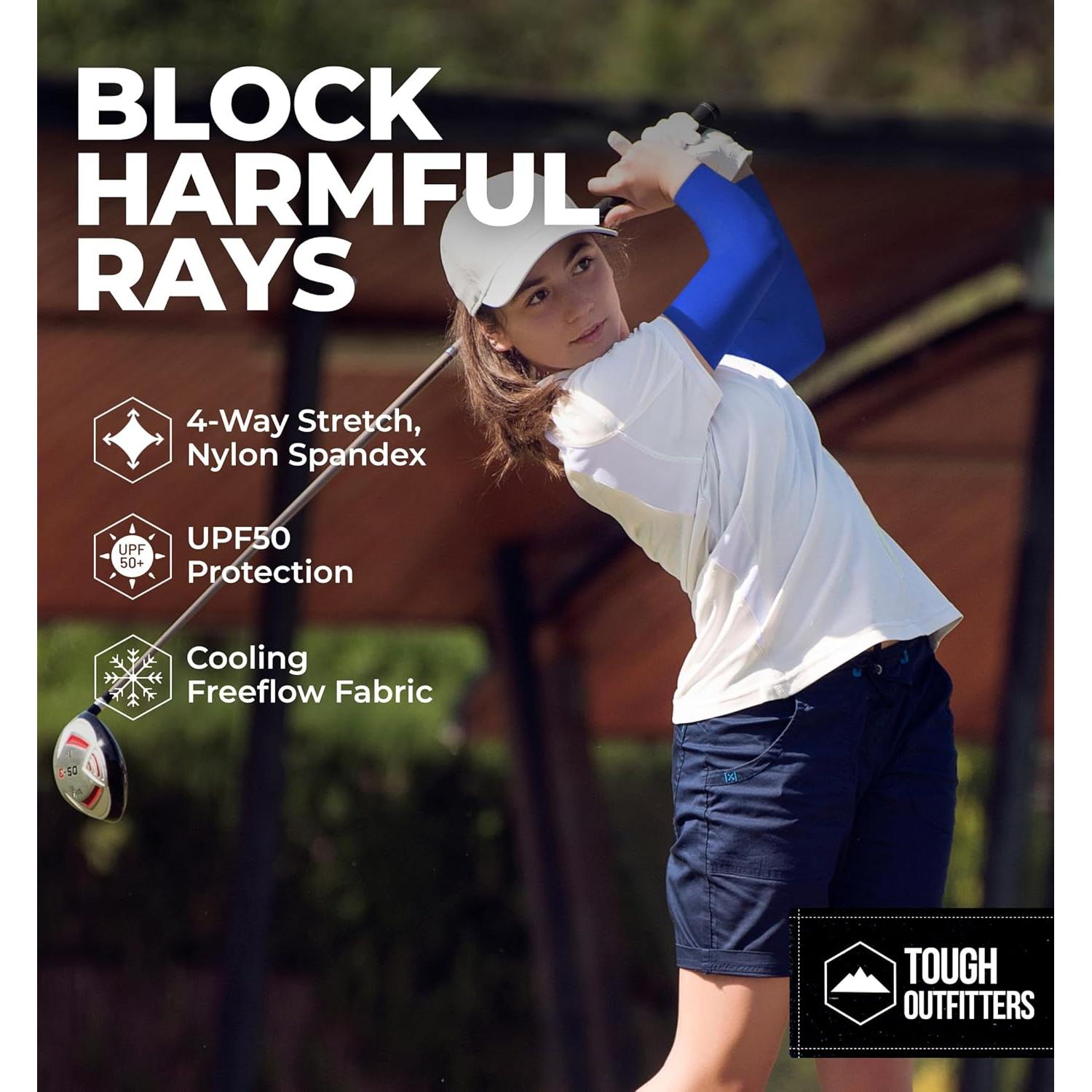 Mangas de Protección Solar Tough Outdoors - UPF 50 - 1 Par