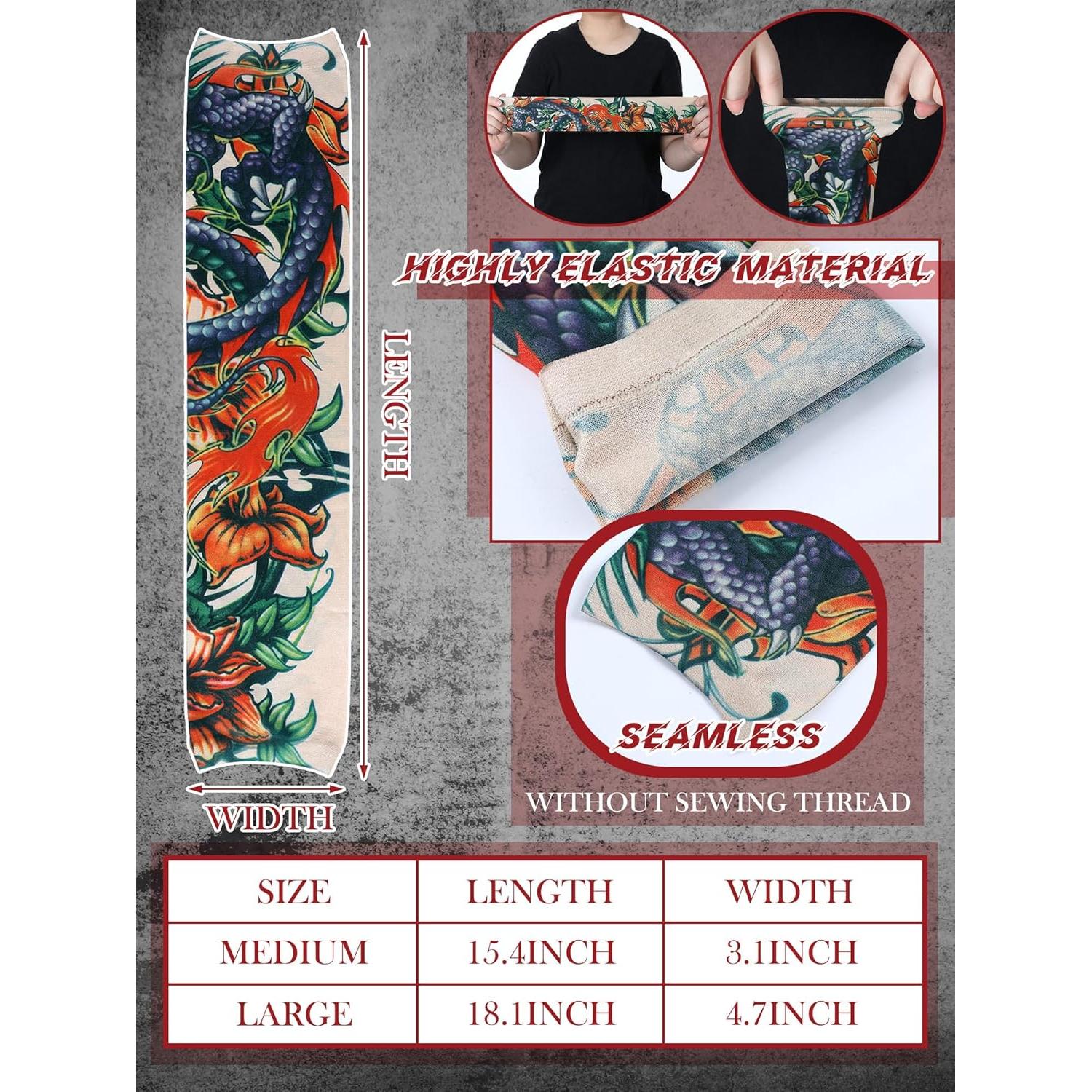 Mangas Cooling UV para Hombre Boao - 20 Pcs Antideslizantes