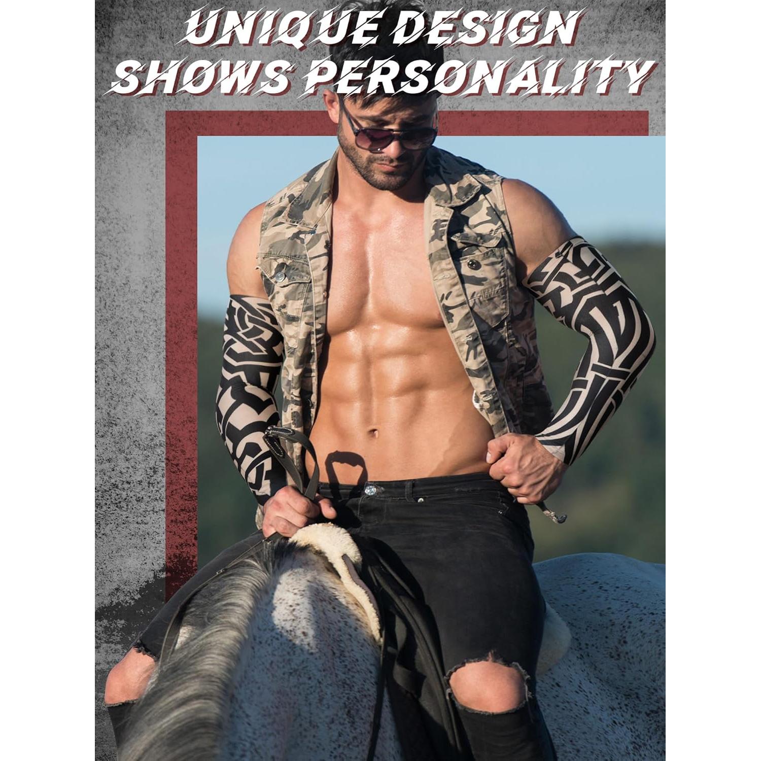 Mangas Cooling UV para Hombre Boao - 20 Pcs Antideslizantes