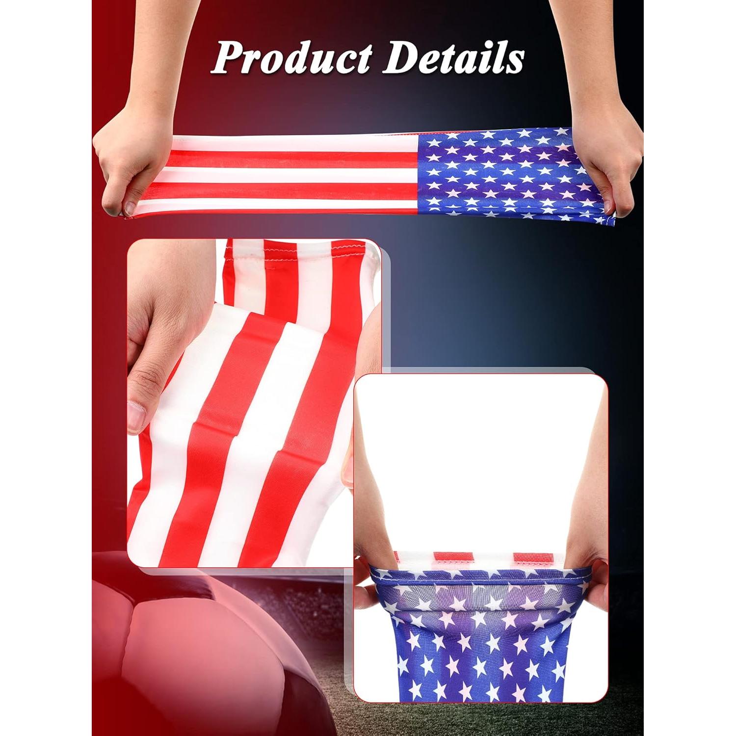 Mangas de Compresión UV SATINIOR 8 Pares para Hombres y Mujeres