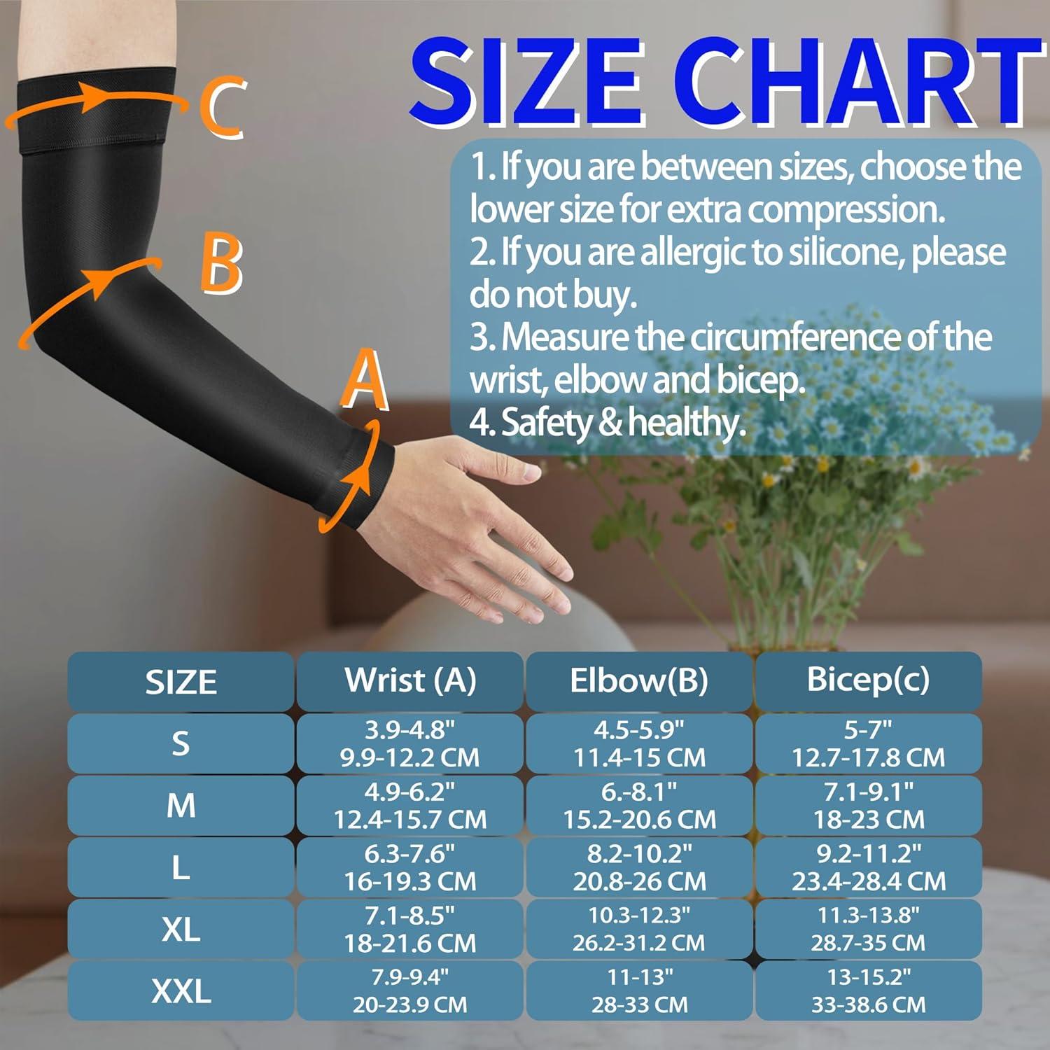 Manga de Compresión Graduada Hiball para Brazo 20-30 mmHg