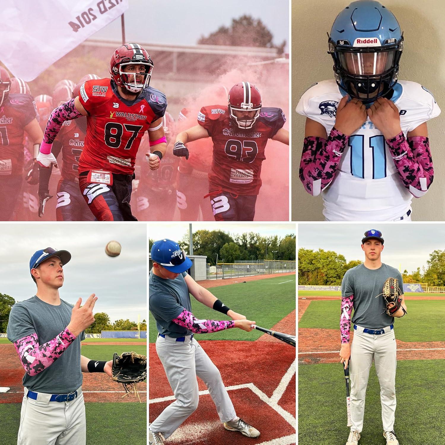 Manga de Compresión Rosa COOLOMG para Deportes - Mediana