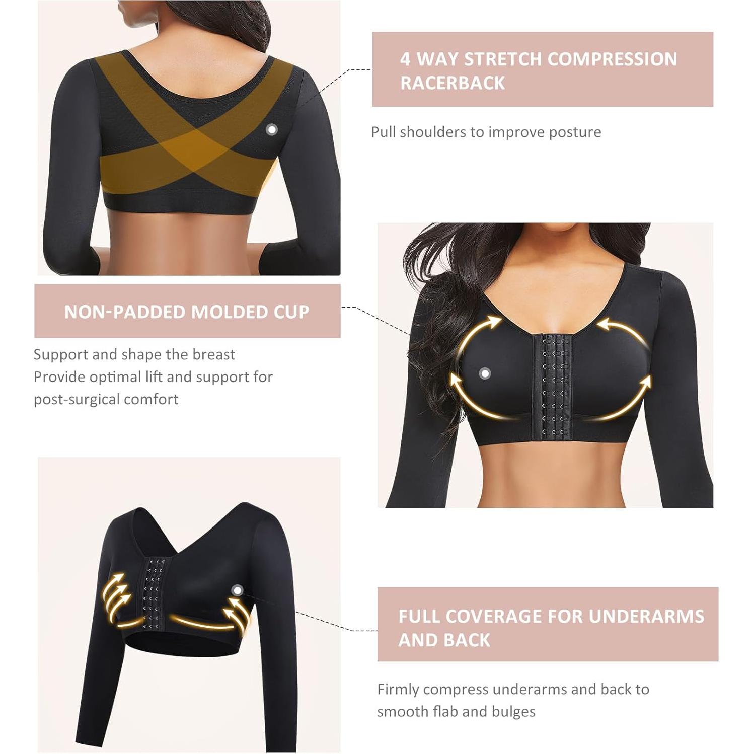 Moldeador de Brazos FeelinGirl XX-Large Negro Post Cirugía