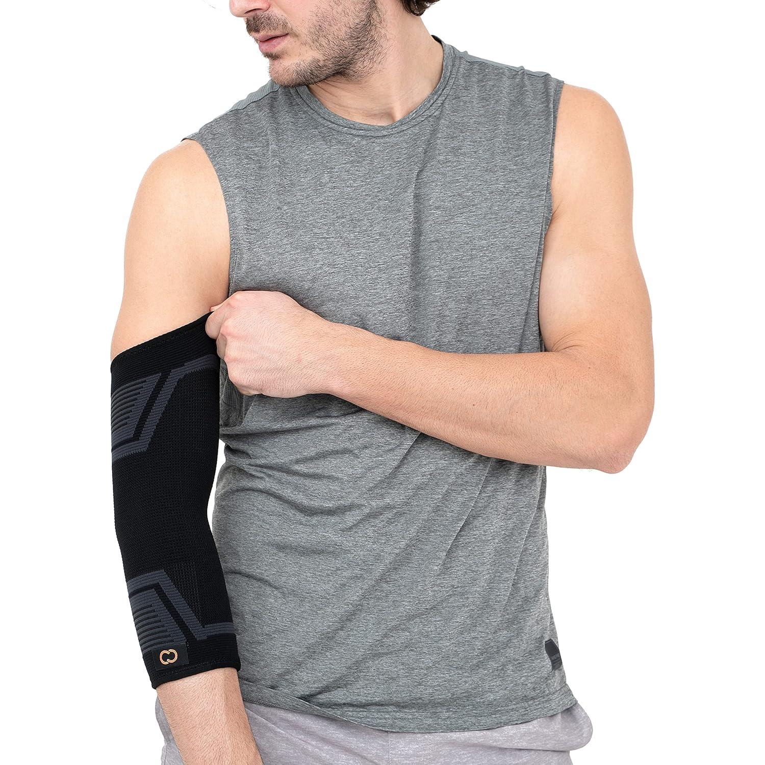 Manga de Codo PowerKnit de Compresión de Cobre S/M