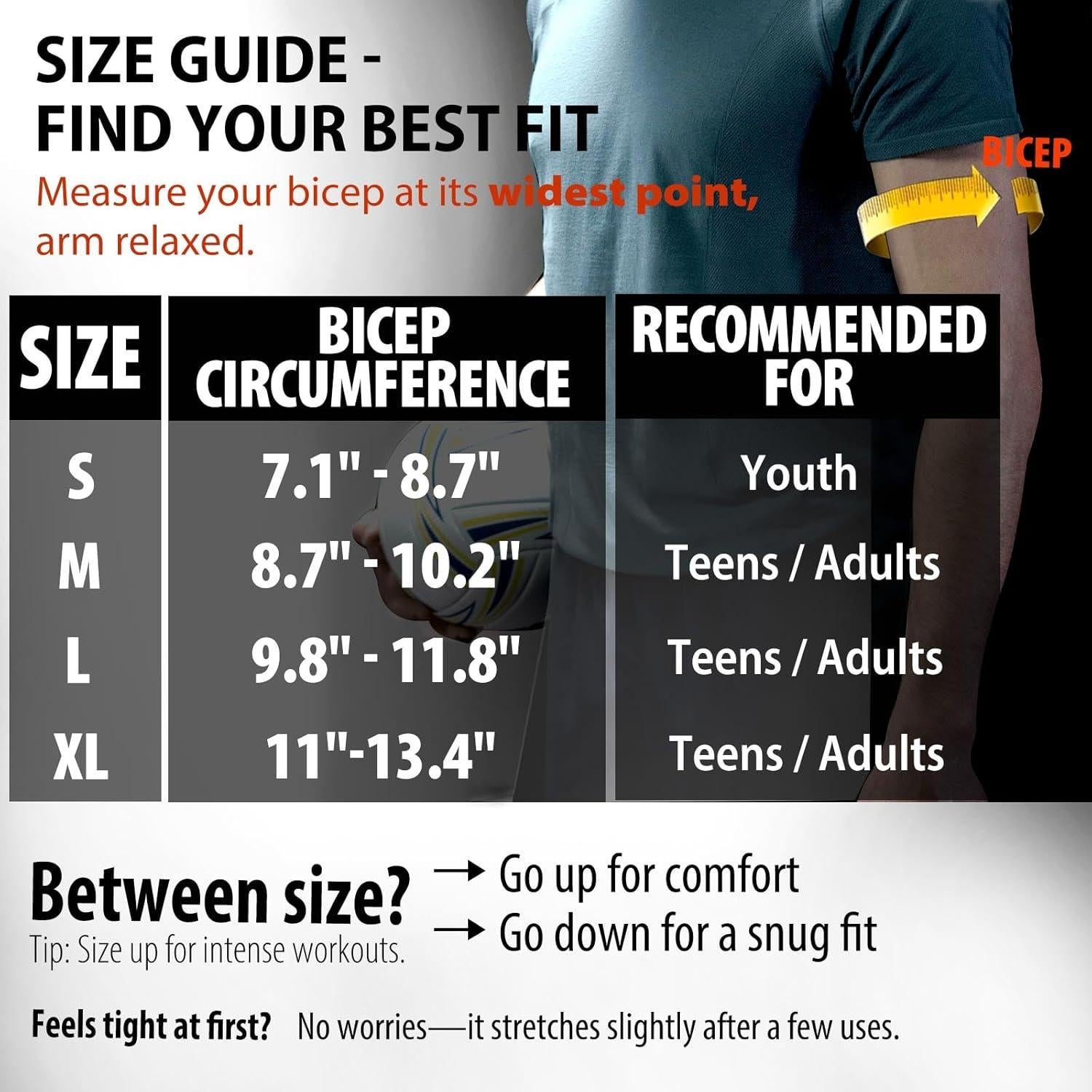 Mangas Acolchadas Frelaxy para Codo y Antebrazo - Paquete de 2