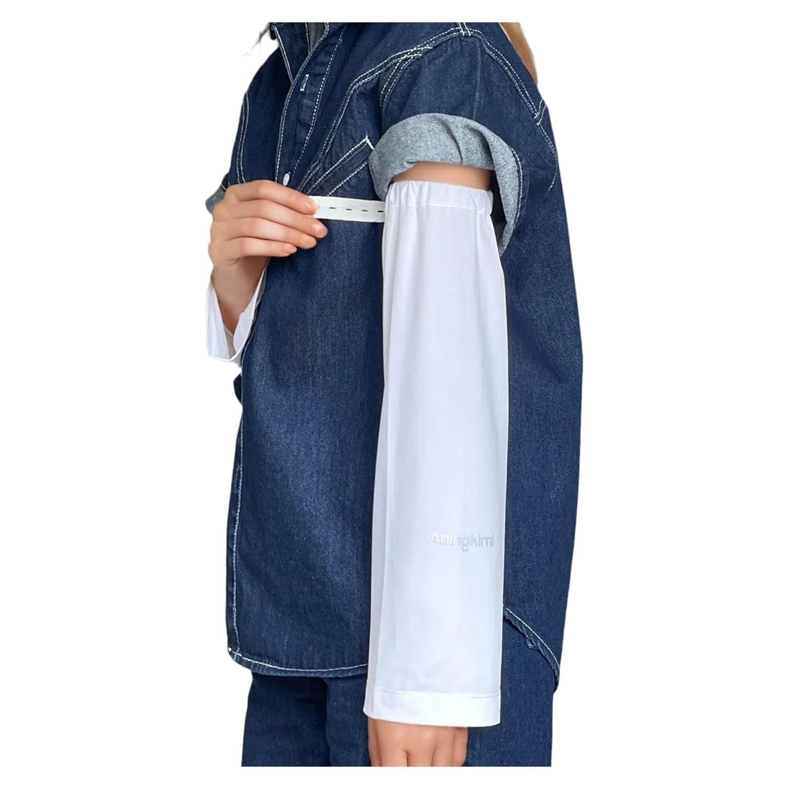 Mangas de Protección Solar UPF 50+ para Mujeres - Ajuste Suelto