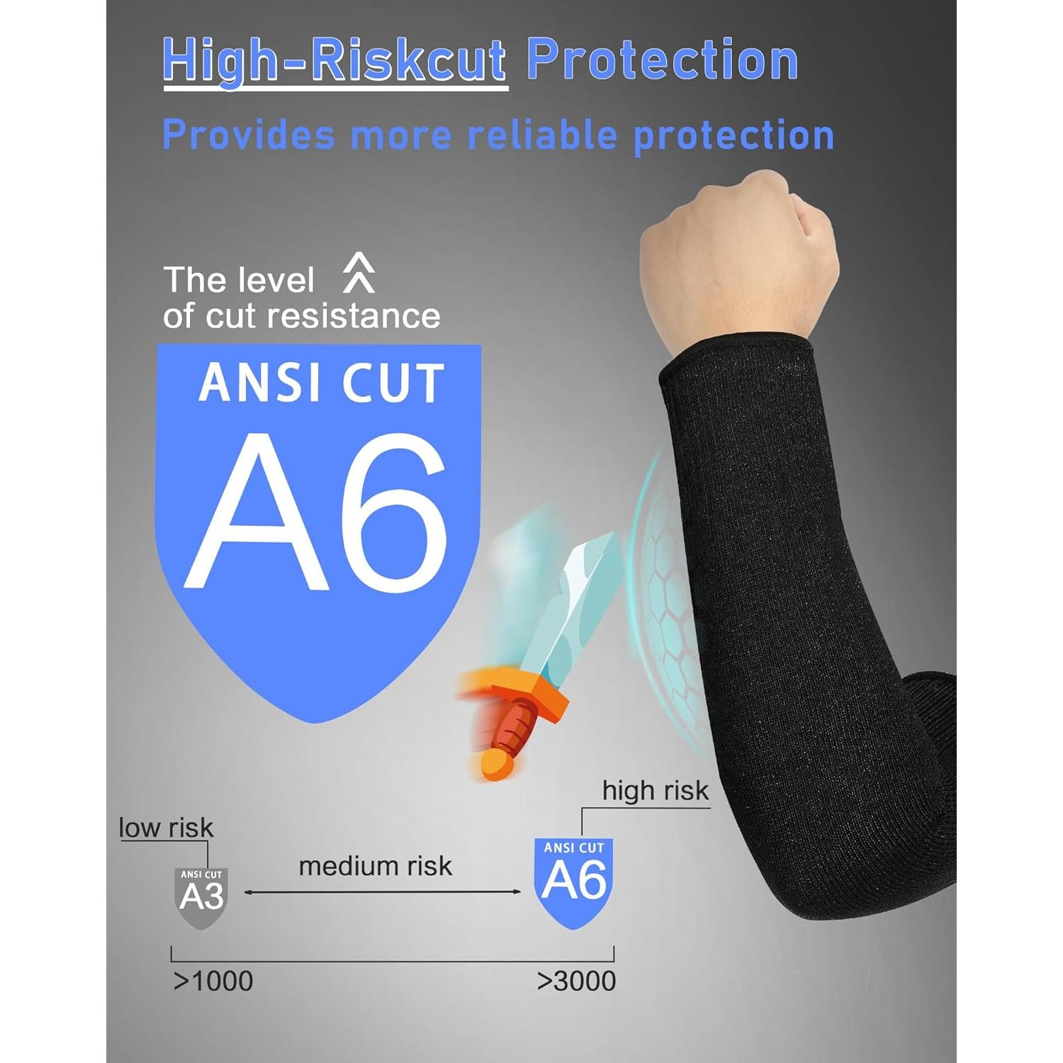 Mangas Protectores Cortantes Geyoga A6 para Jardinería 2 Pares