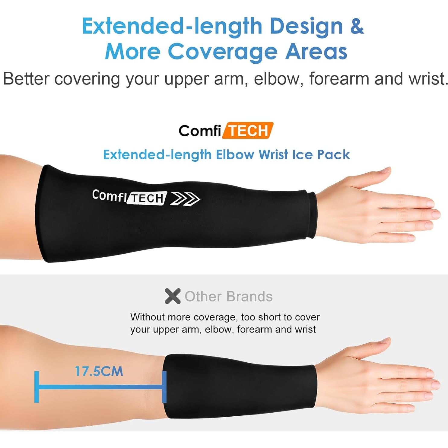 Funda de Hielo ComfiTECH para Brazo - Mediana, Recuperación Muscular