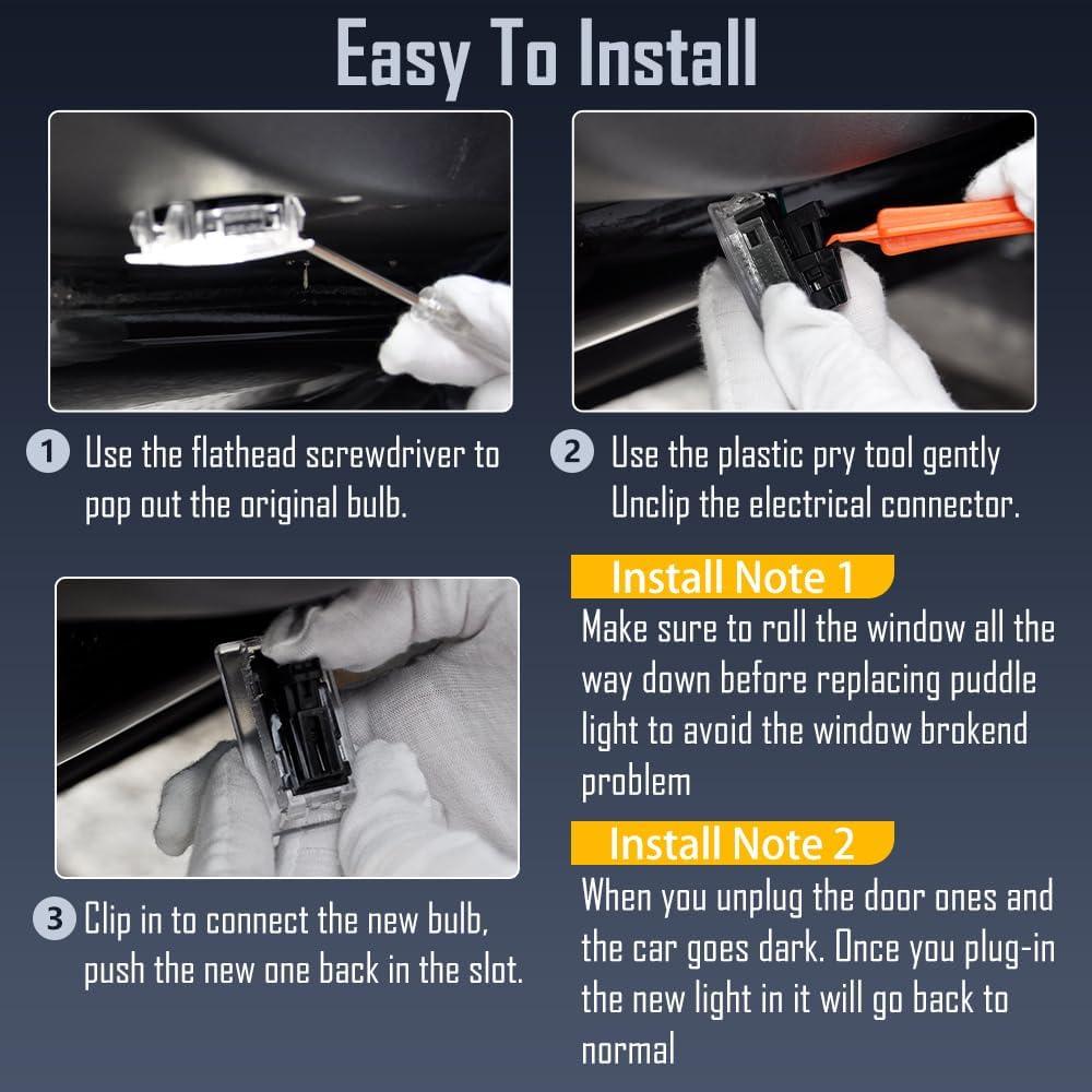 Kit de Iluminación LED Prutomr para Tesla Model 3/X/S/Y Azul