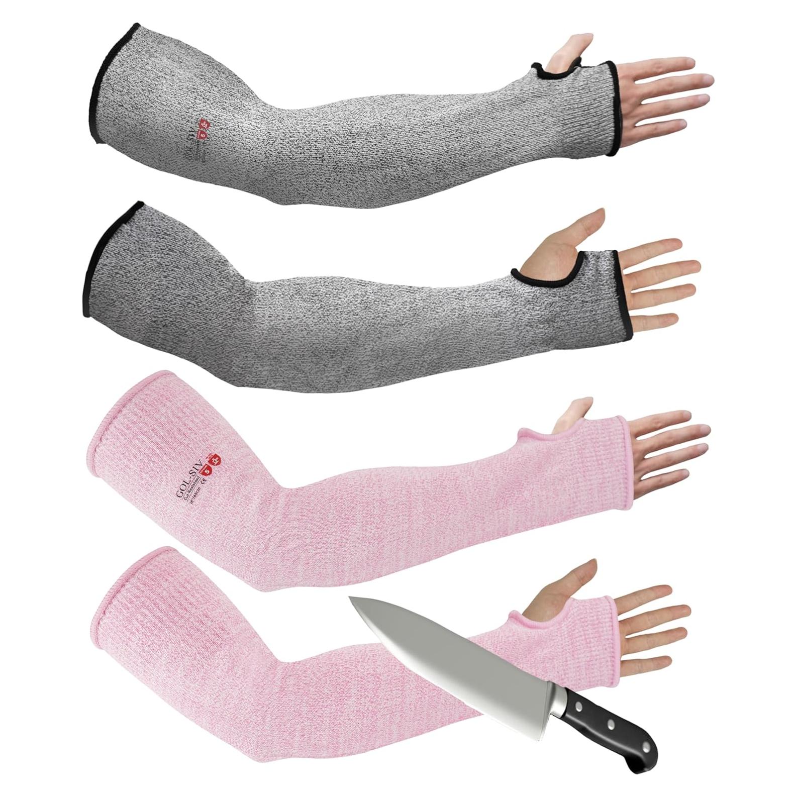 Mangas Protectores de Brazos GOL-SIV A5 Resistentes a Cortes