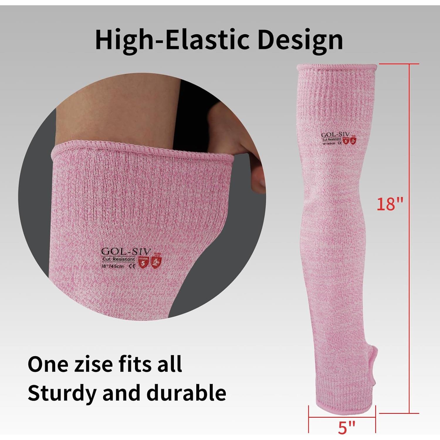 Mangas Protectores de Brazos GOL-SIV A5 Resistentes a Cortes