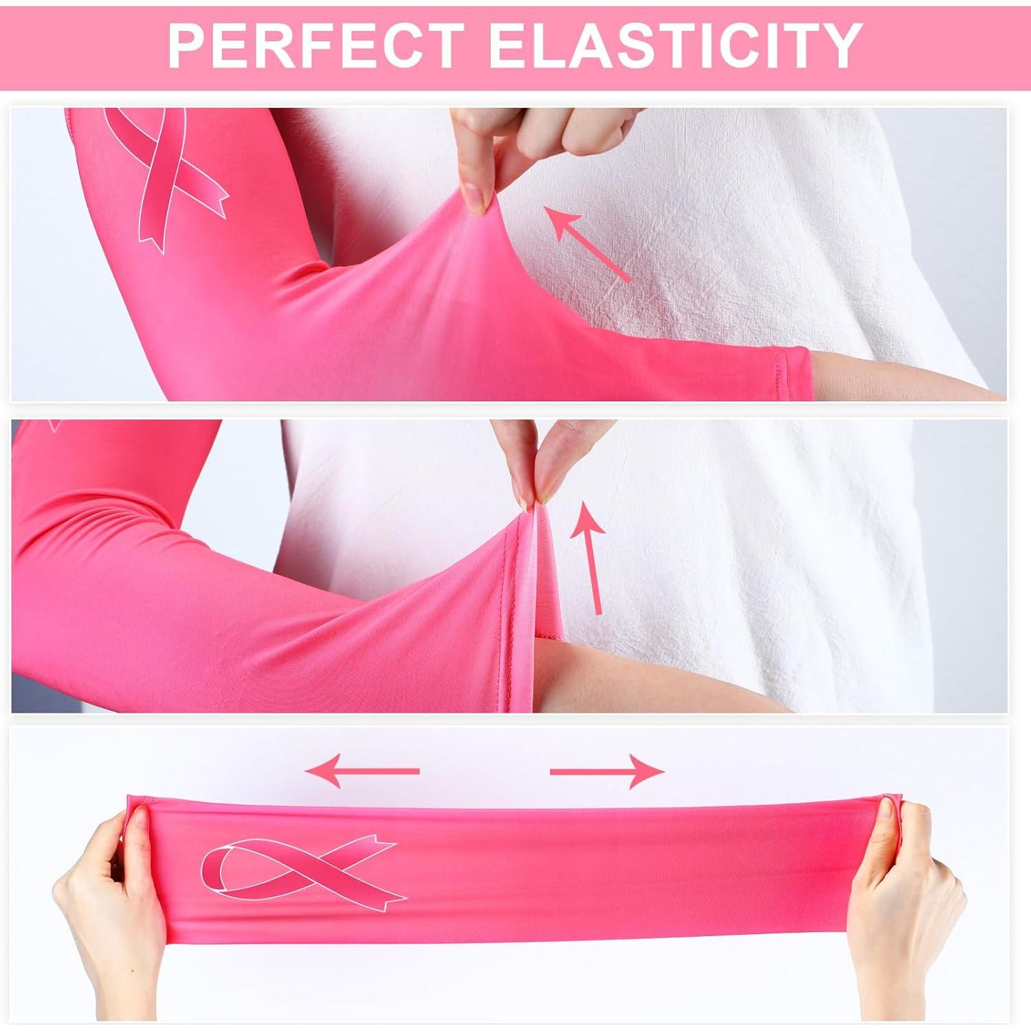 Mangas de Fútbol Handepo 12 Pares Rosa UV Unisex Mediano