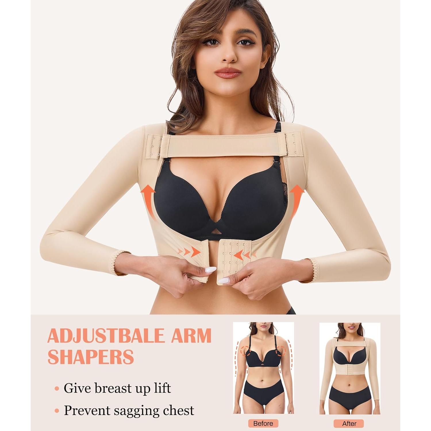 Camiseta Moldeadora de Brazo Superior Lancs - Compresión Beige