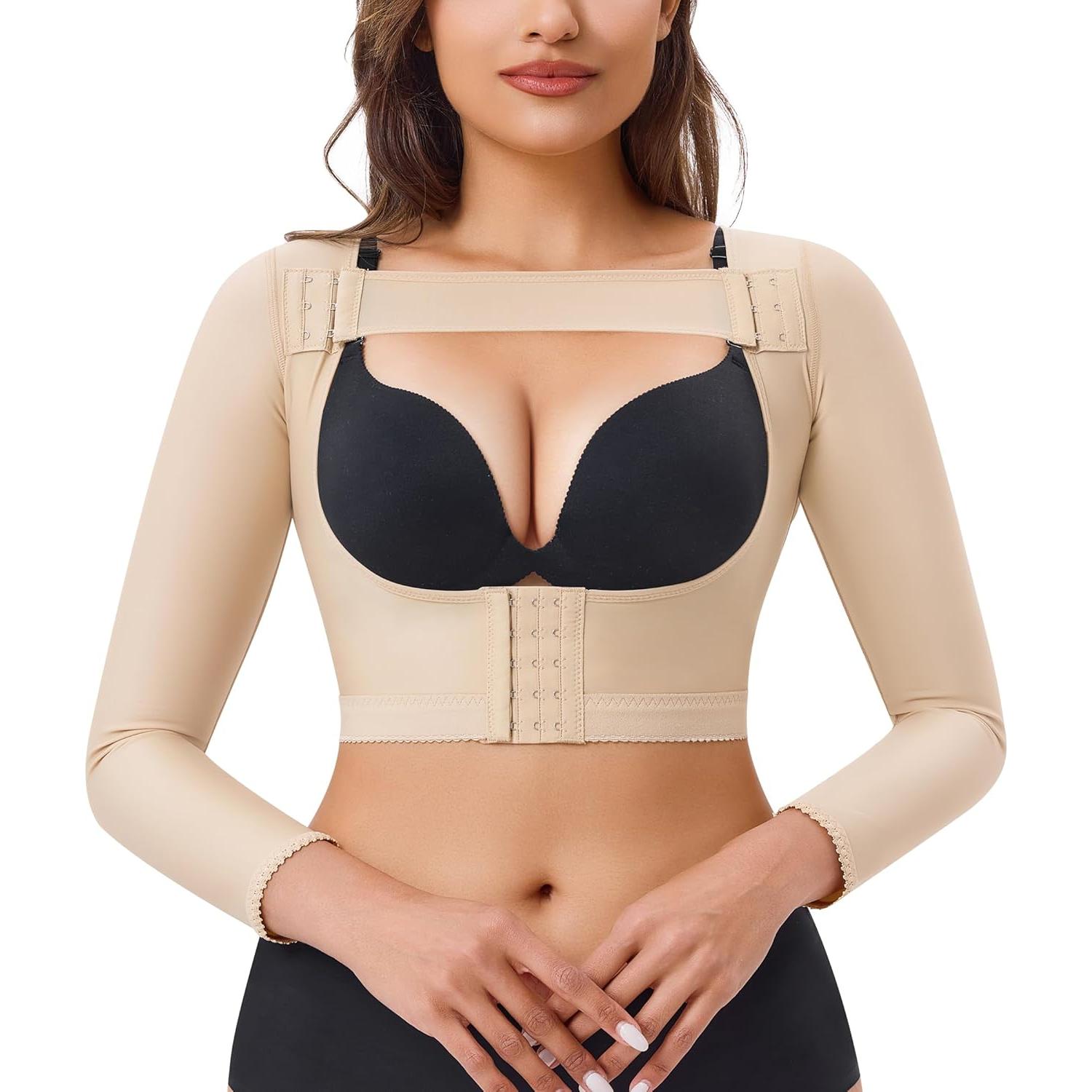 Camiseta Moldeadora de Brazo Superior Lancs - Compresión Beige