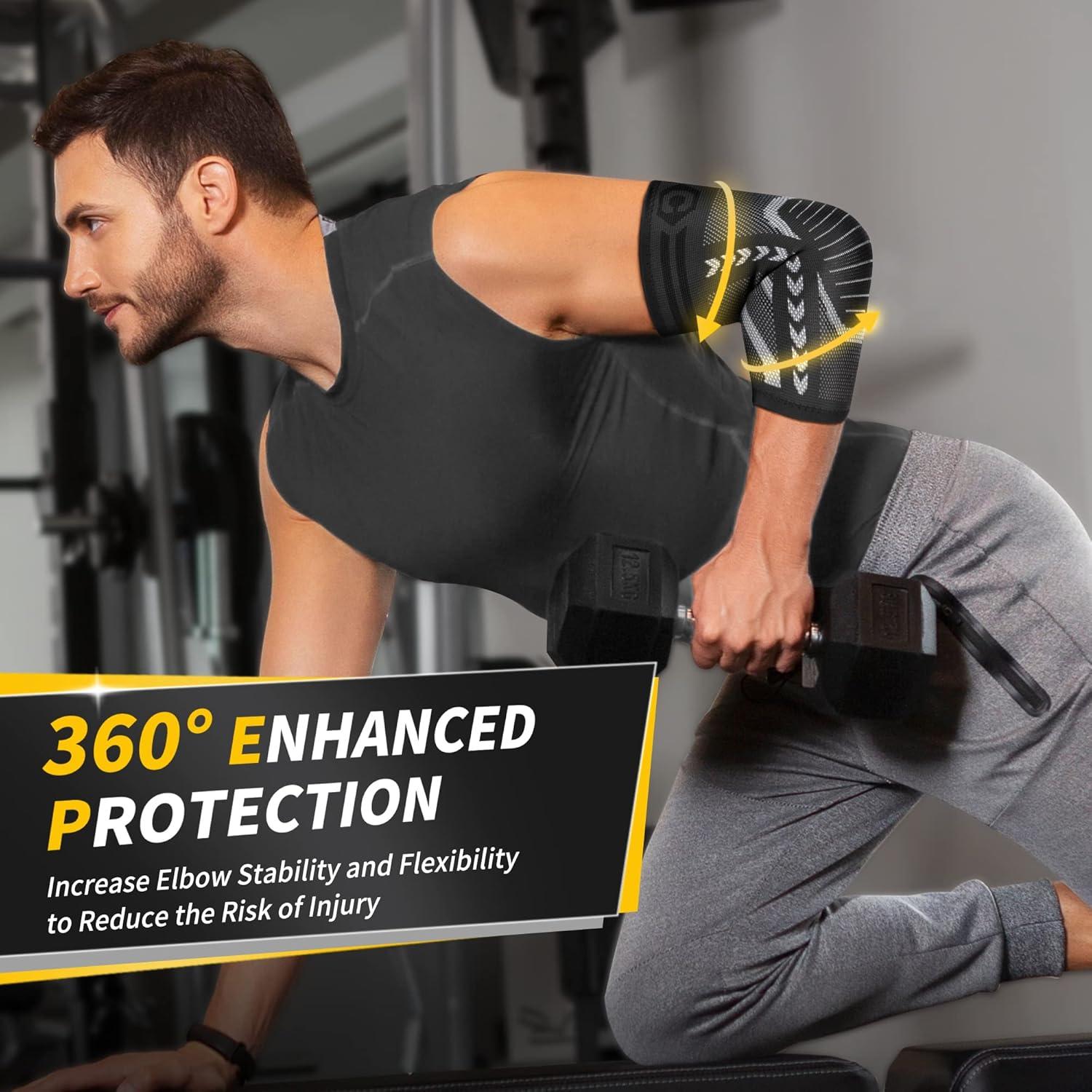 Faja para Codo CAMBIVO Mediana Gris - Soporte y Compresión