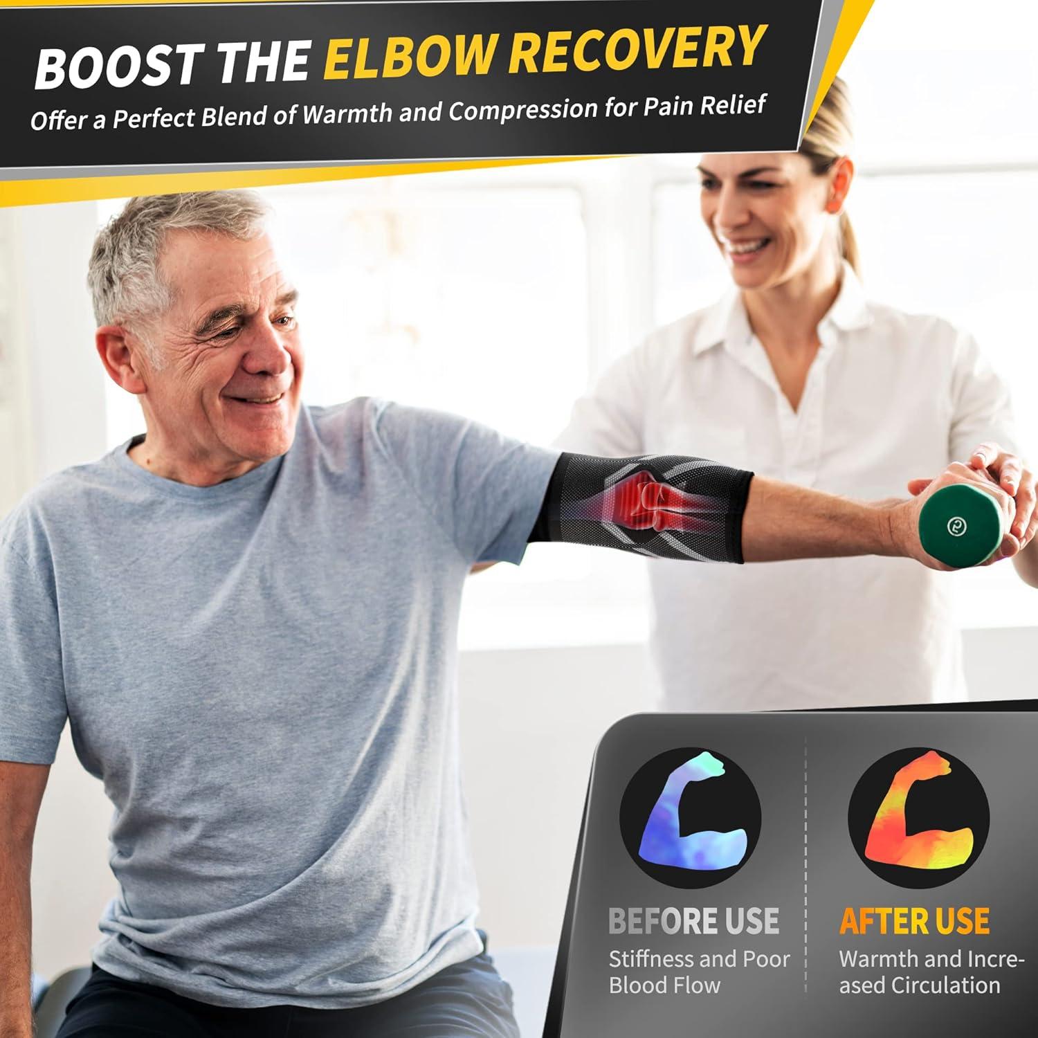 Faja para Codo CAMBIVO Mediana Gris - Soporte y Compresión