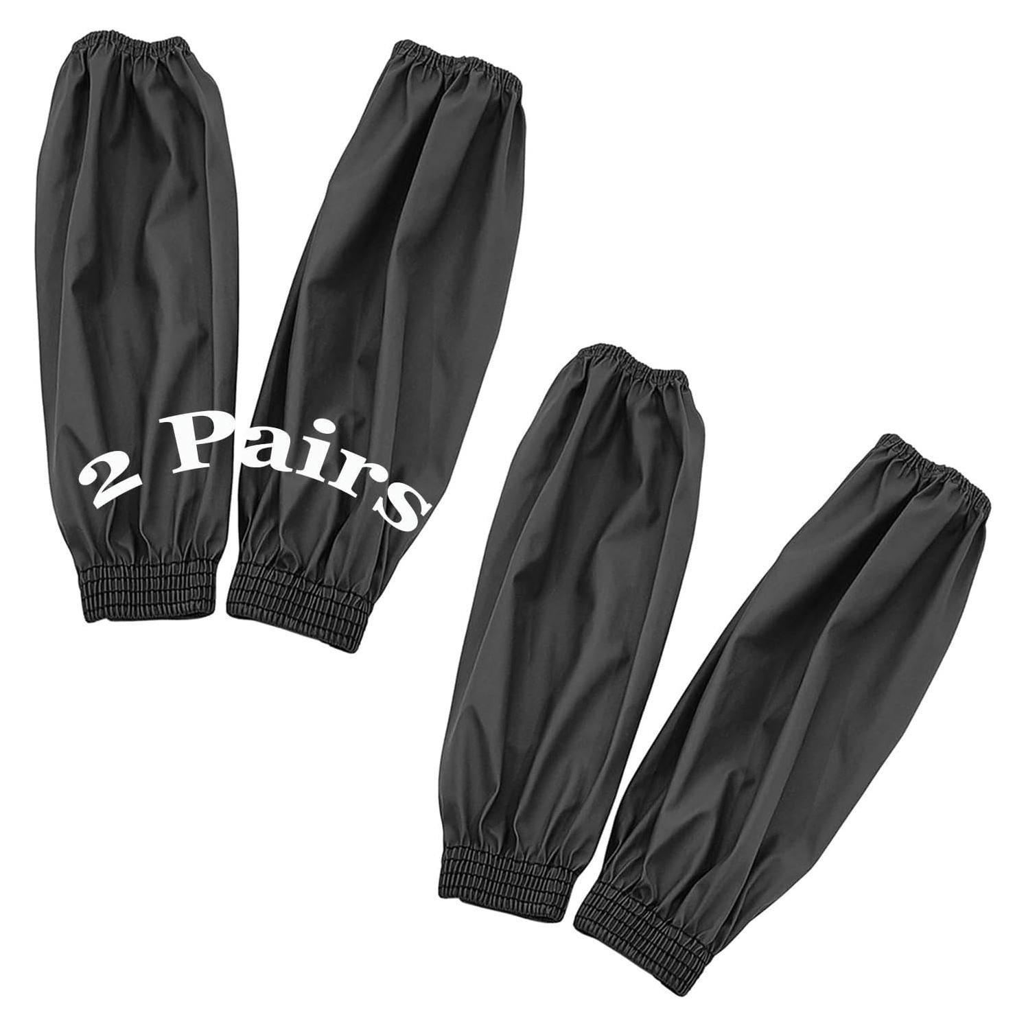 Mangas Protectores Yzurbu de PU Impermeables - 2 Pares Negros