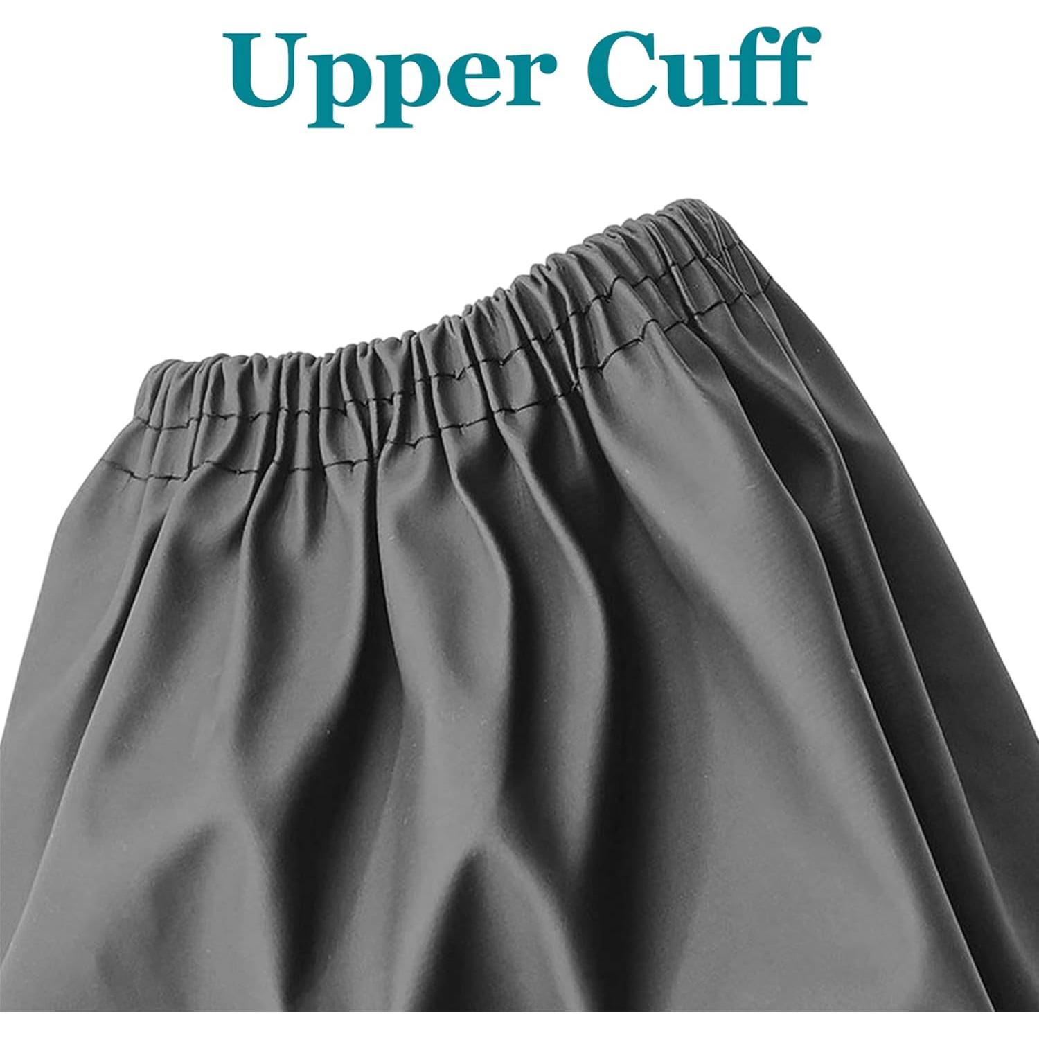 Mangas Protectores Yzurbu de PU Impermeables - 2 Pares Negros