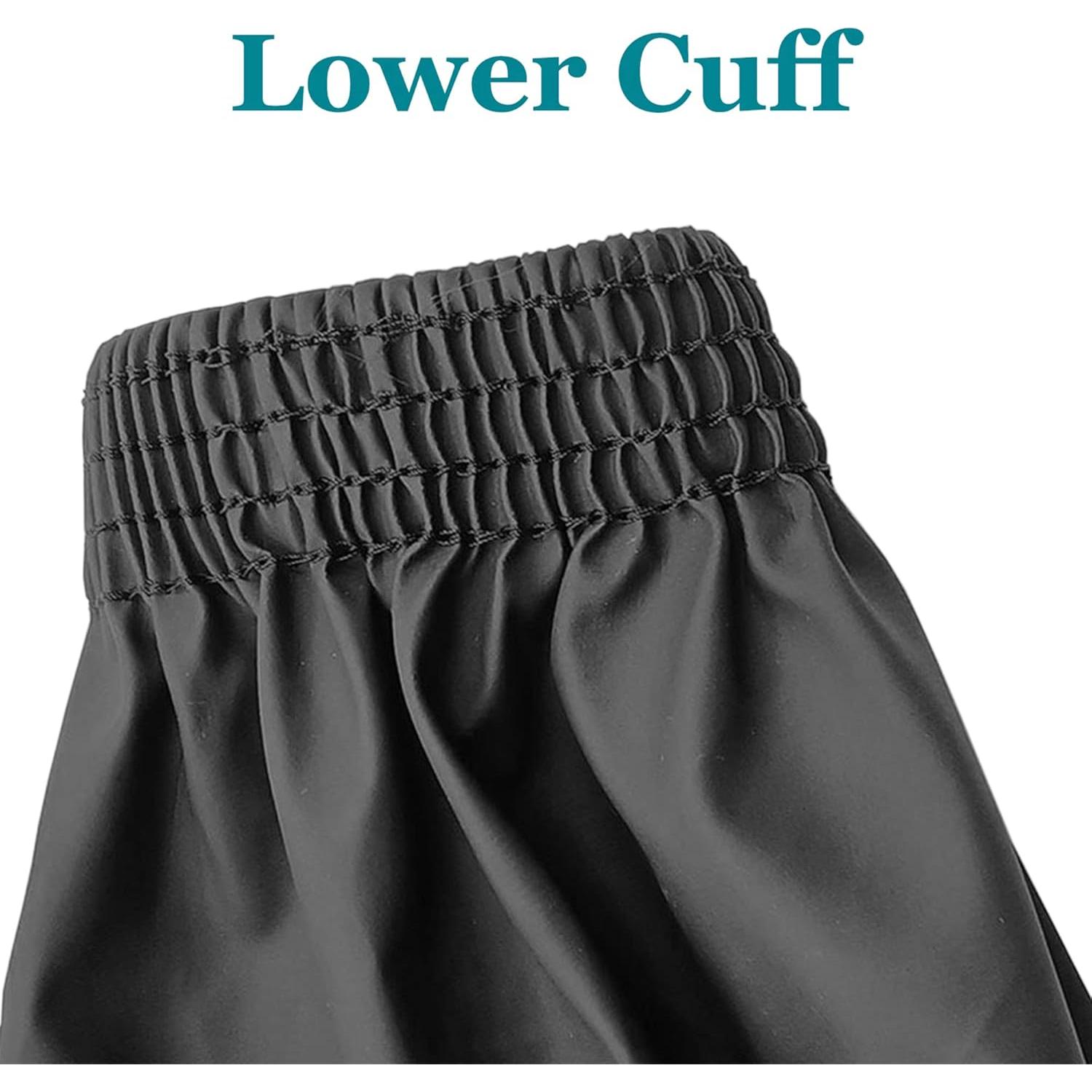 Mangas Protectores Yzurbu de PU Impermeables - 2 Pares Negros