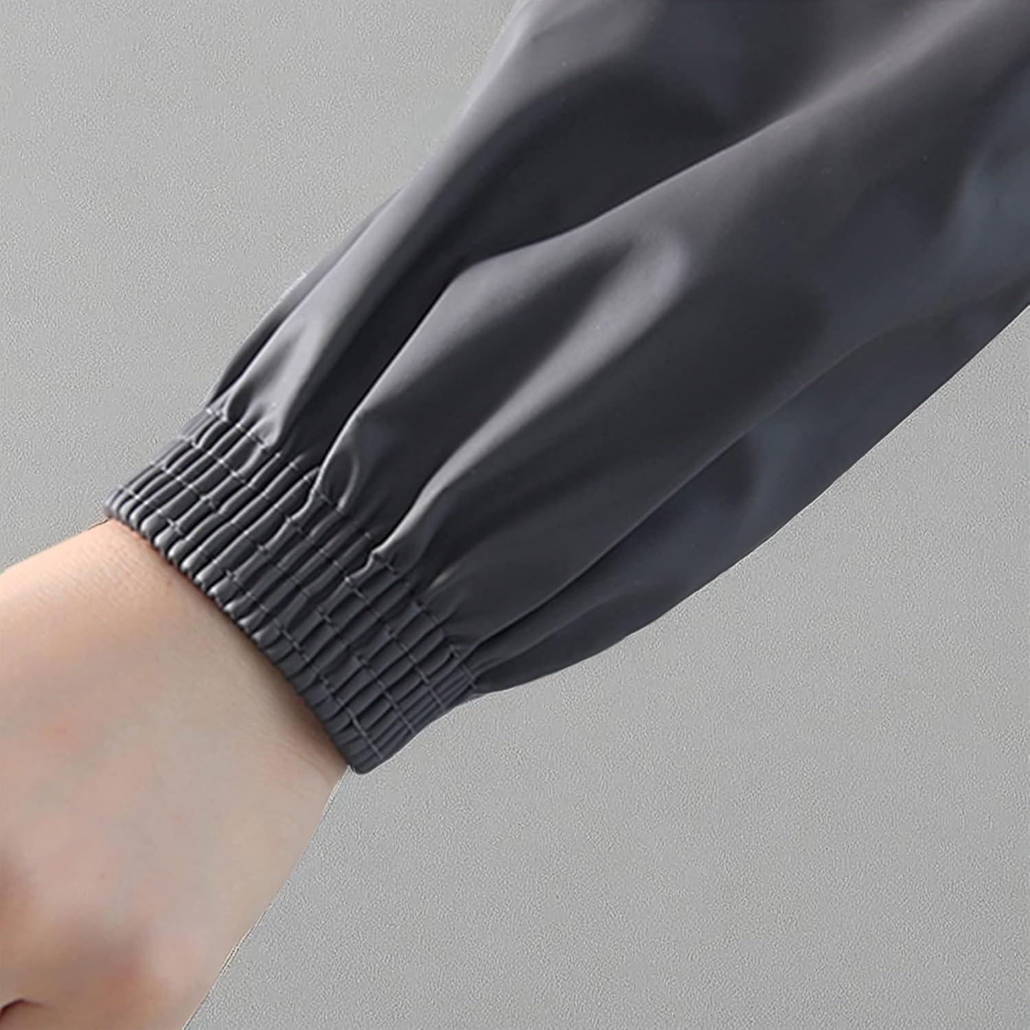 Mangas Protectores Yzurbu de PU Impermeables - 2 Pares Negros