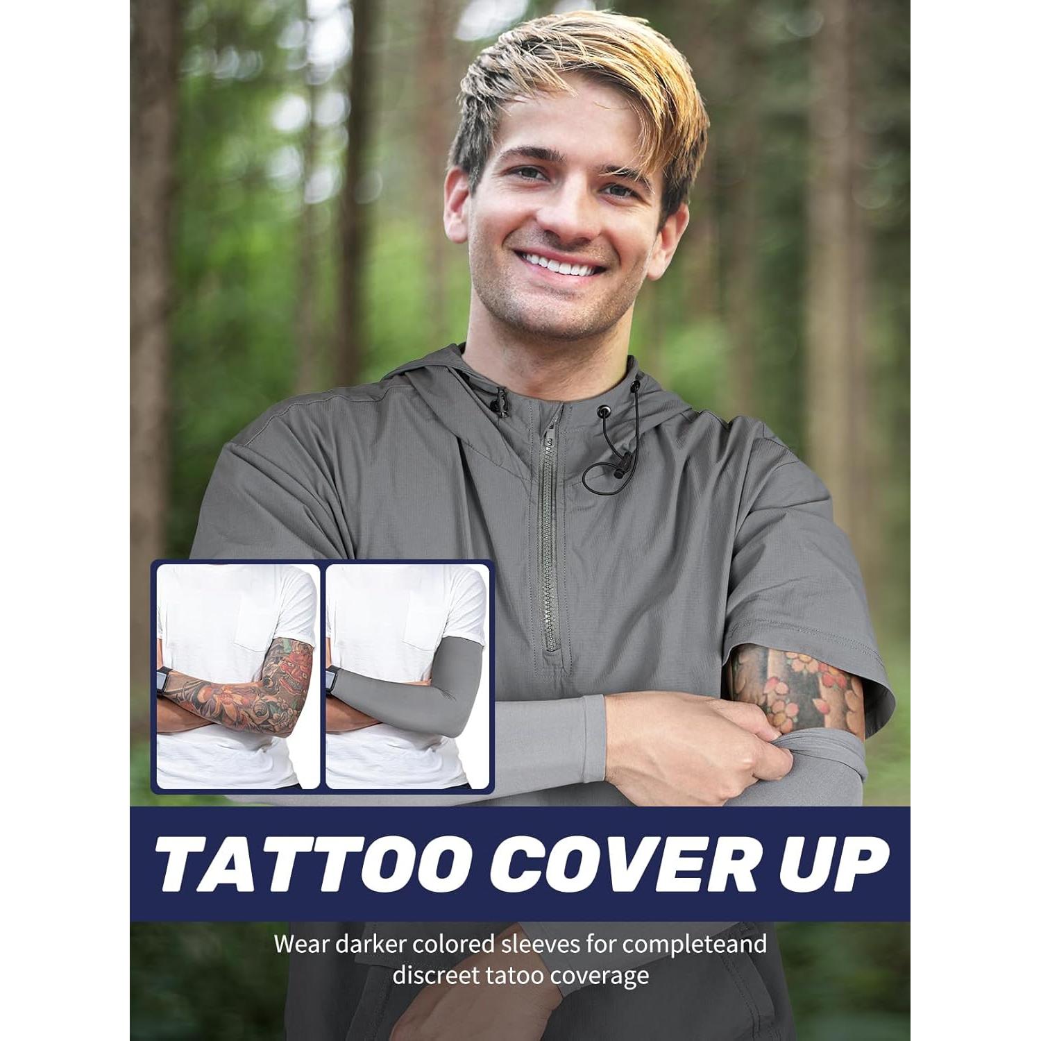 Mangas de Compresión UV para Brazo Unisex - Protección Solar UPF50+