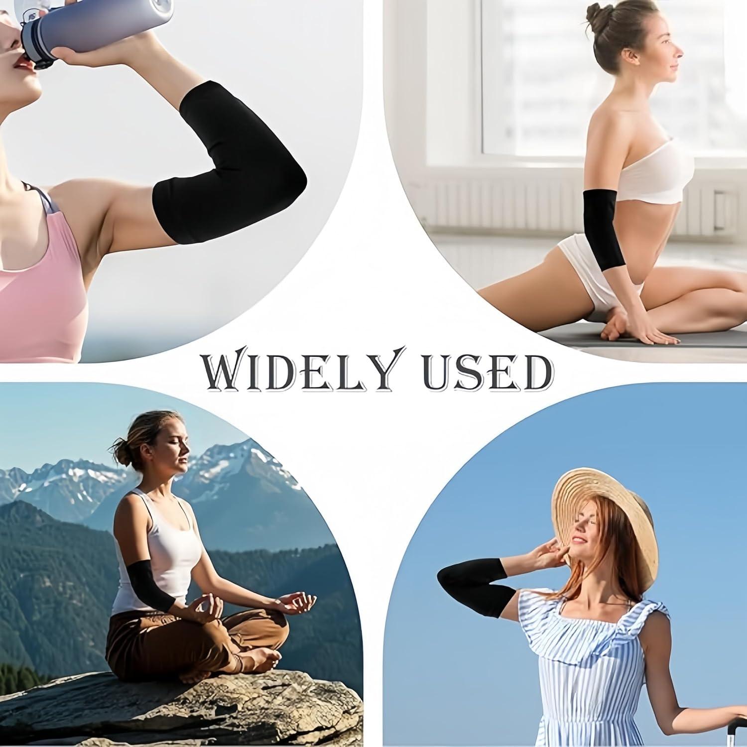 Cubierta de Tatuaje Lyuxzad - 6 Piezas Mangas Negras