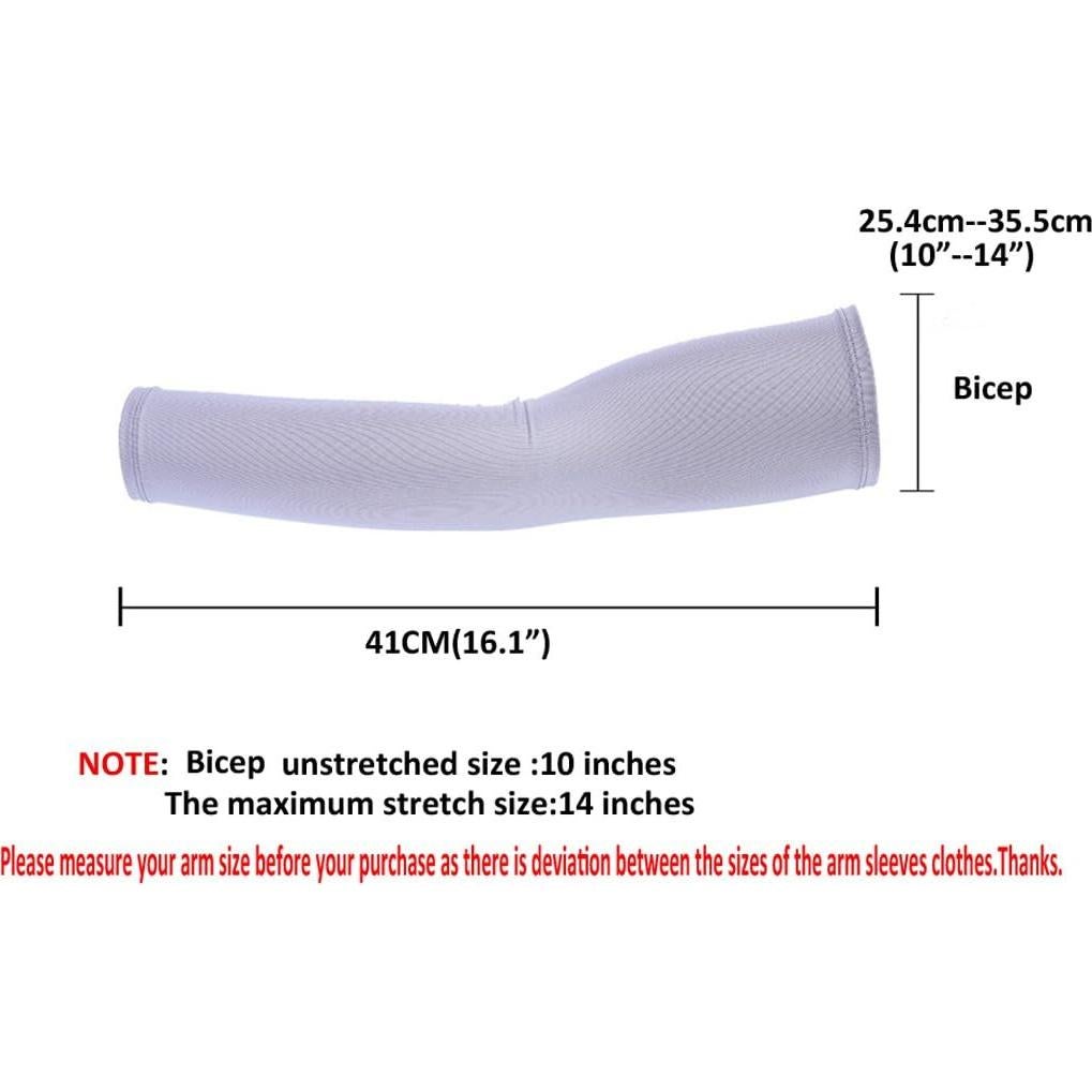 Manga de brazo deportiva XINFIRE negra con protección UV