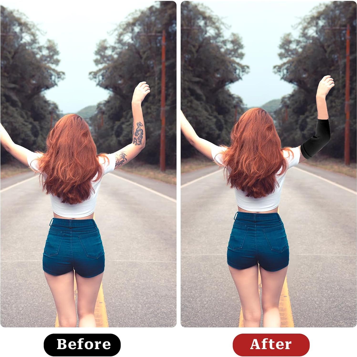 Mangas para Cubrir Tatuajes Mozeat Lens Unisex 20x10 cm