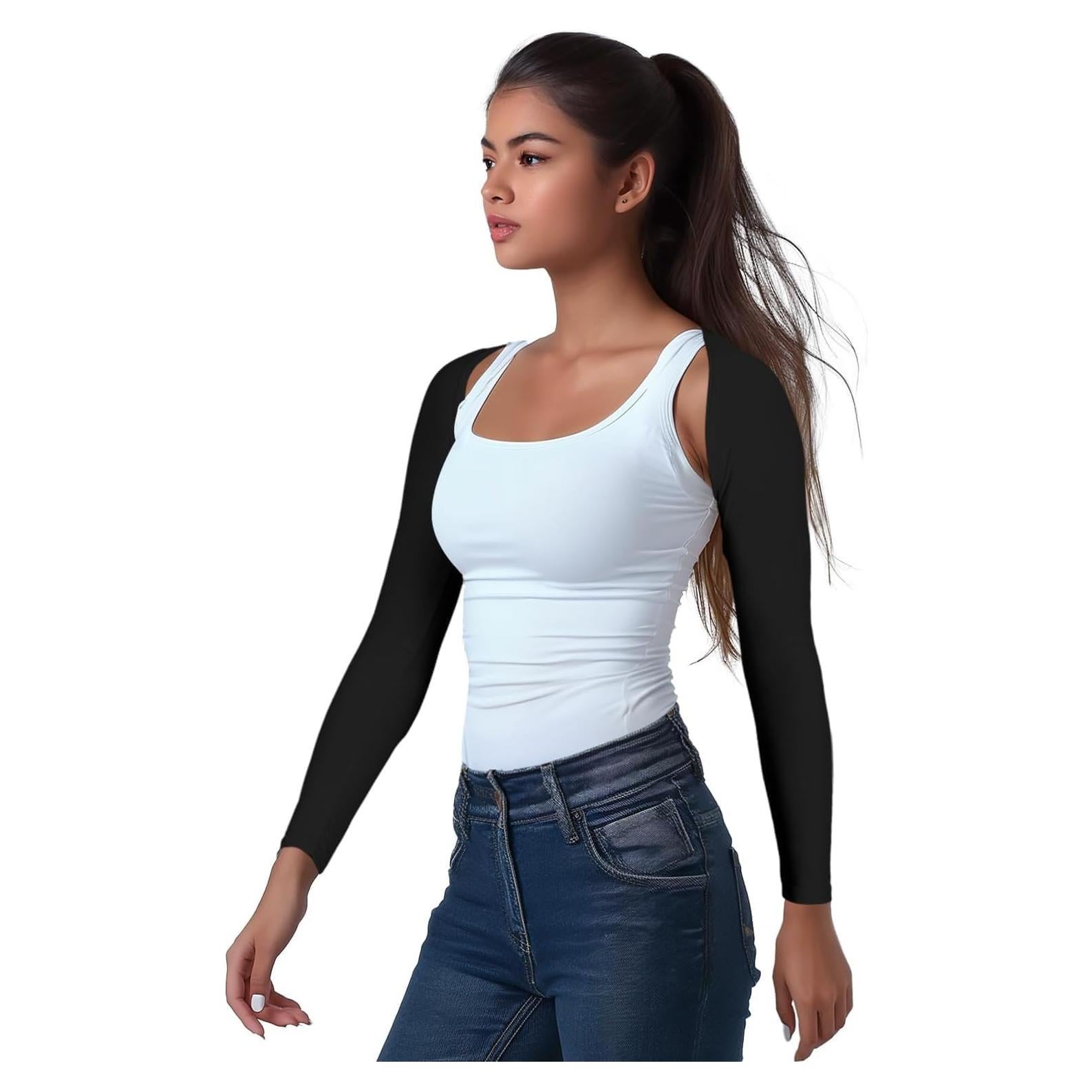 Mangas de Enfriamiento UV Sun Shawl para Mujeres - Protección Solar UPF 50+