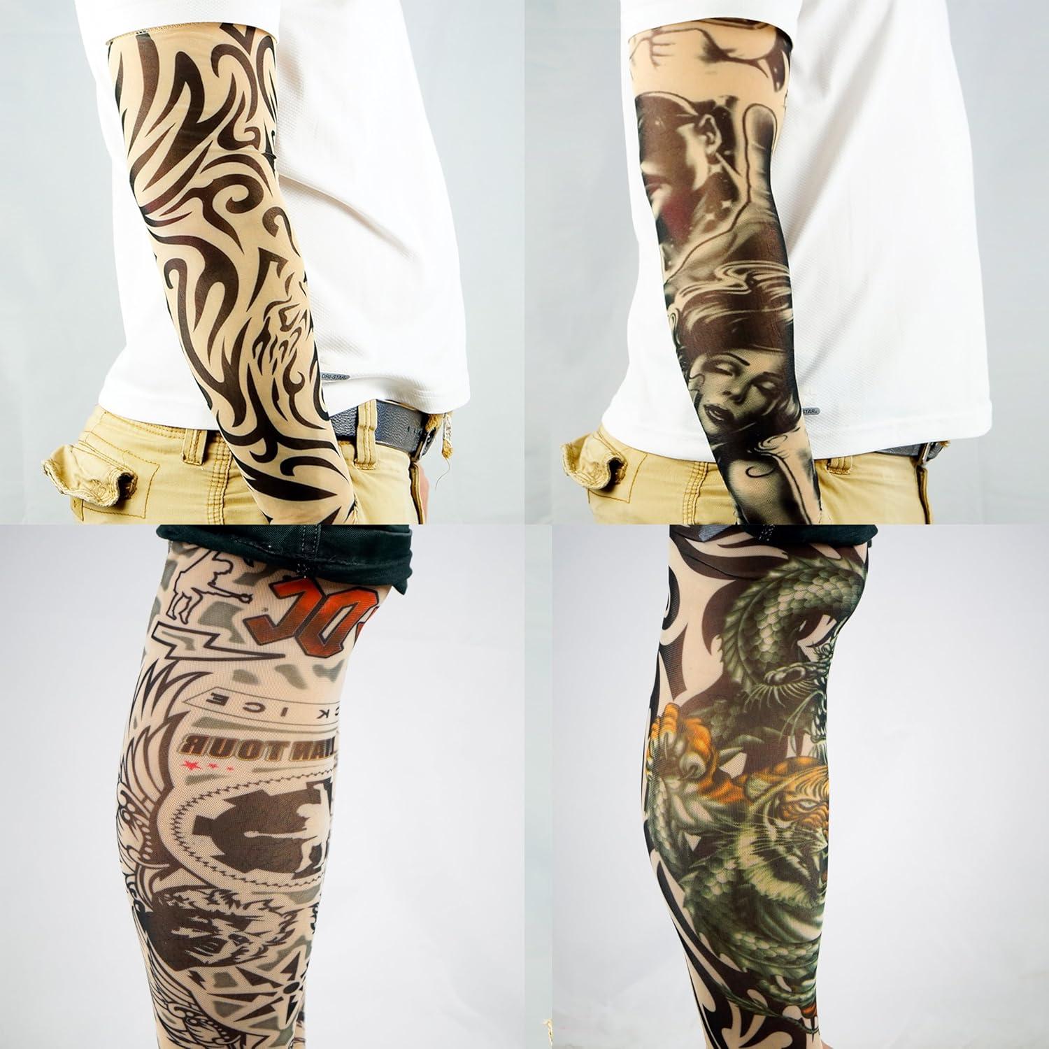 Mangas de Tatuajes Temporales Kare & Kind - 10 Piezas Unisex