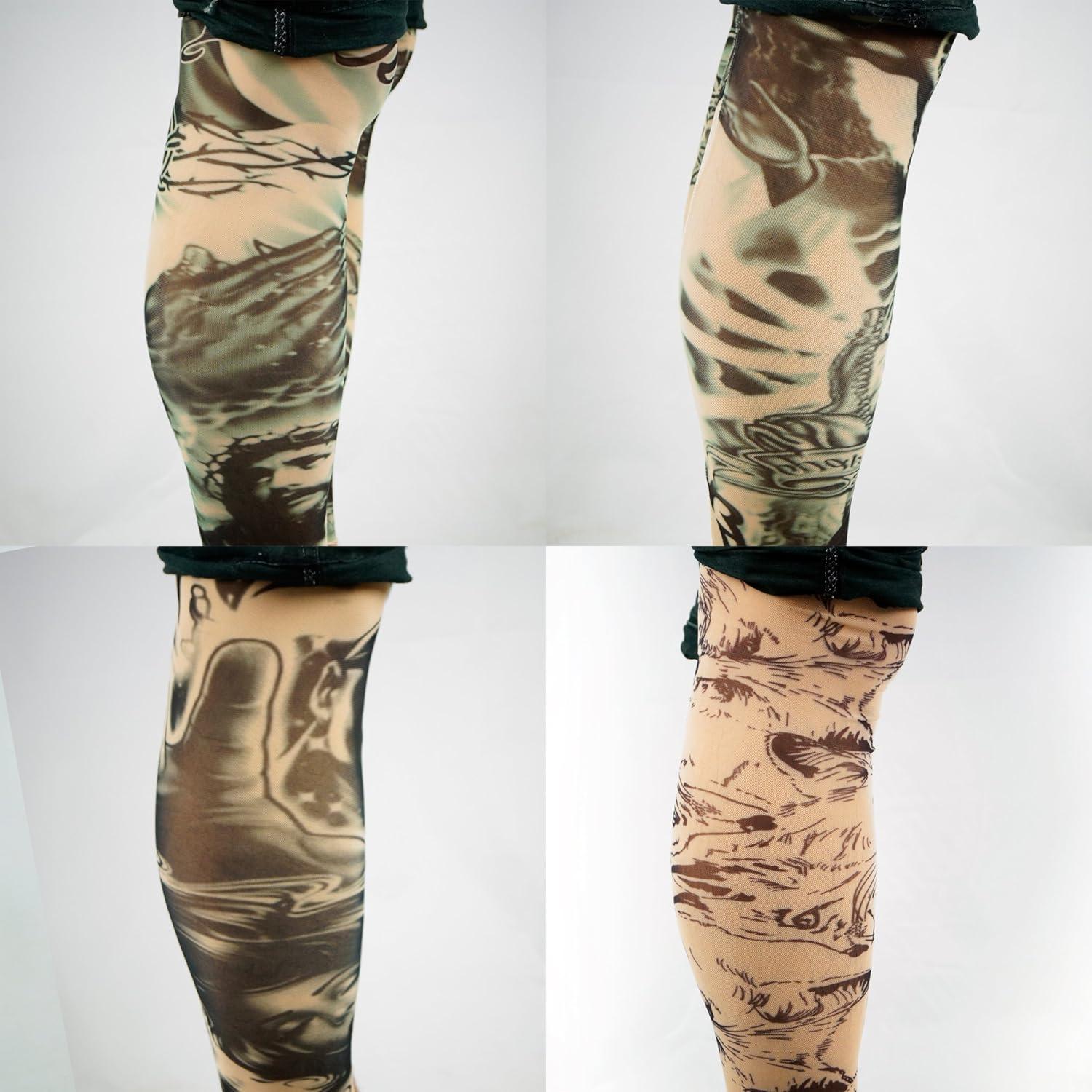 Mangas de Tatuajes Temporales Kare & Kind - 10 Piezas Unisex