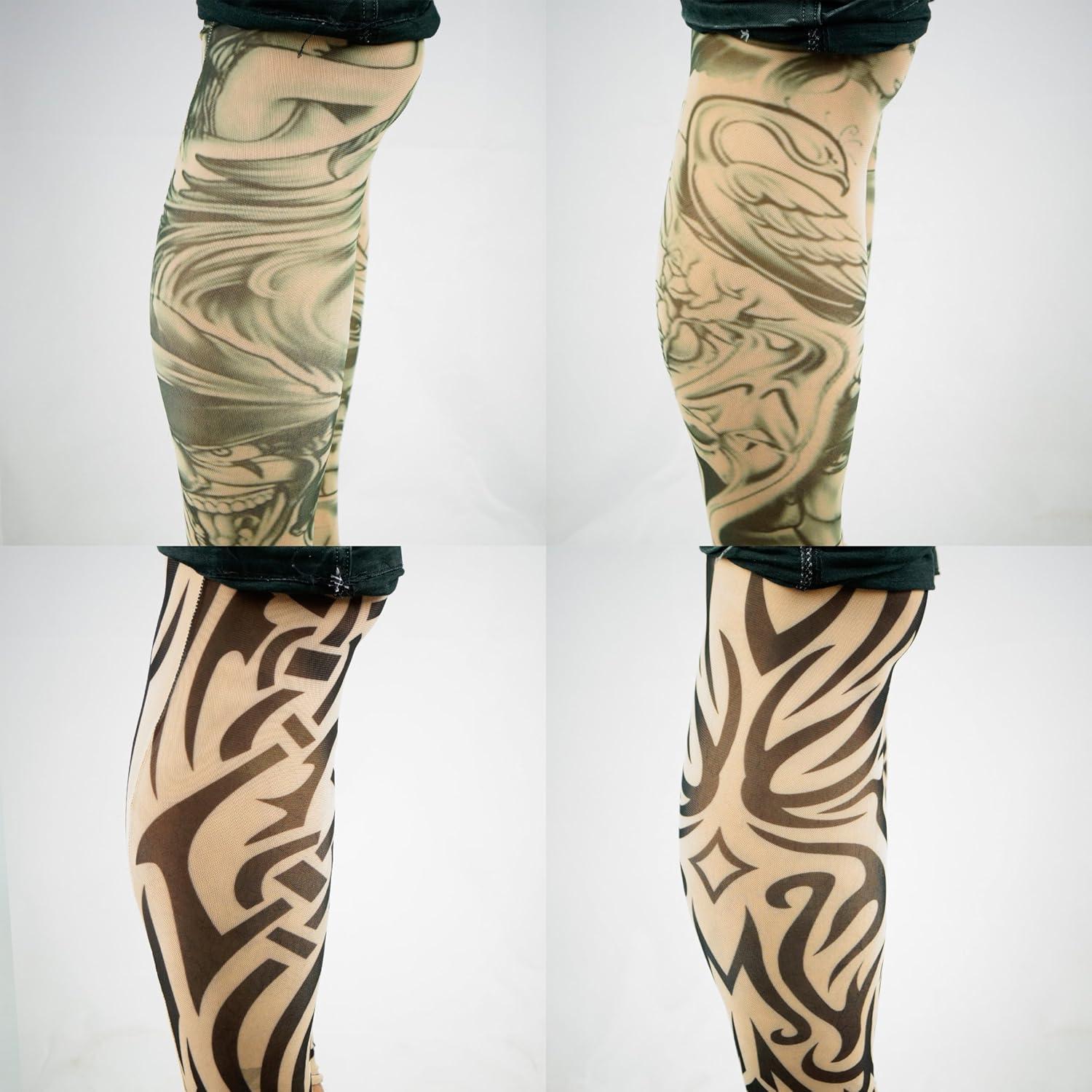 Mangas de Tatuajes Temporales Kare & Kind - 10 Piezas Unisex