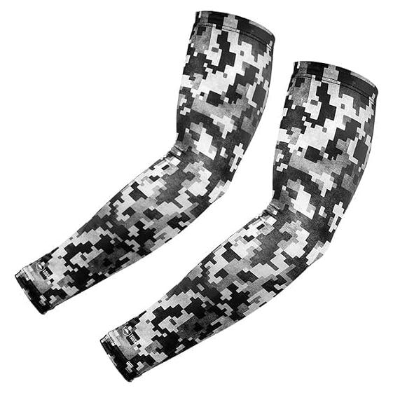 Manguitas de compresión Tough para brazos - Camuflaje 18-20 cm
