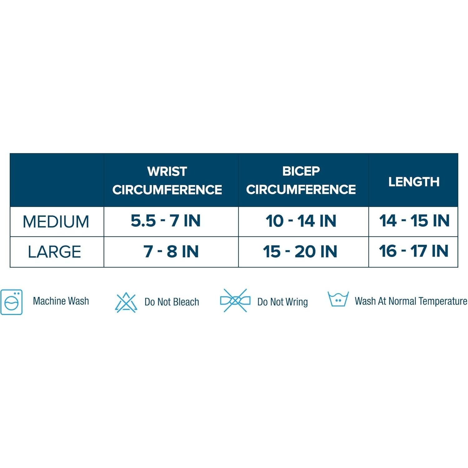 Protectores de brazos Doctor's Select UPF 50 para piel delgada - 2 pares