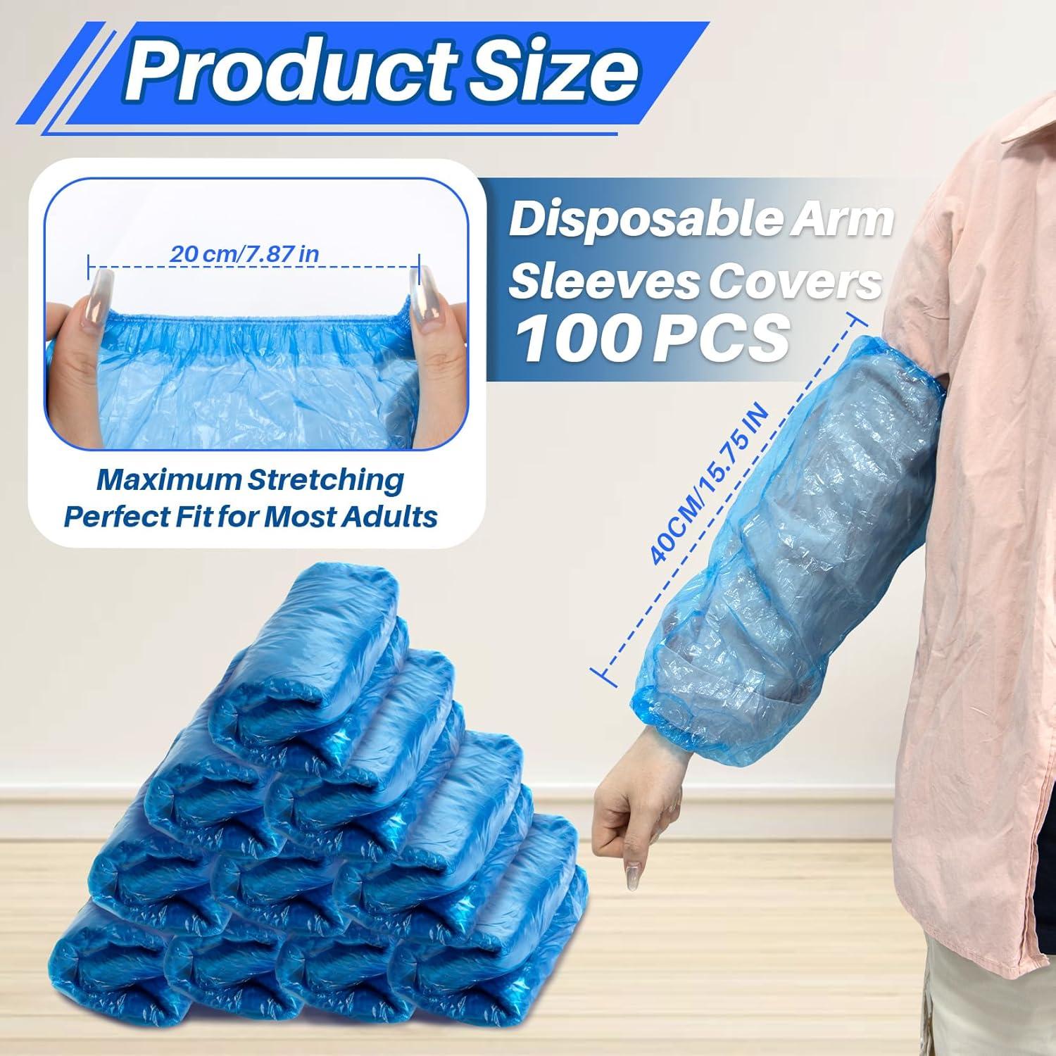 Mangas desechables RAINFLOW para brazos - 100 piezas impermeables