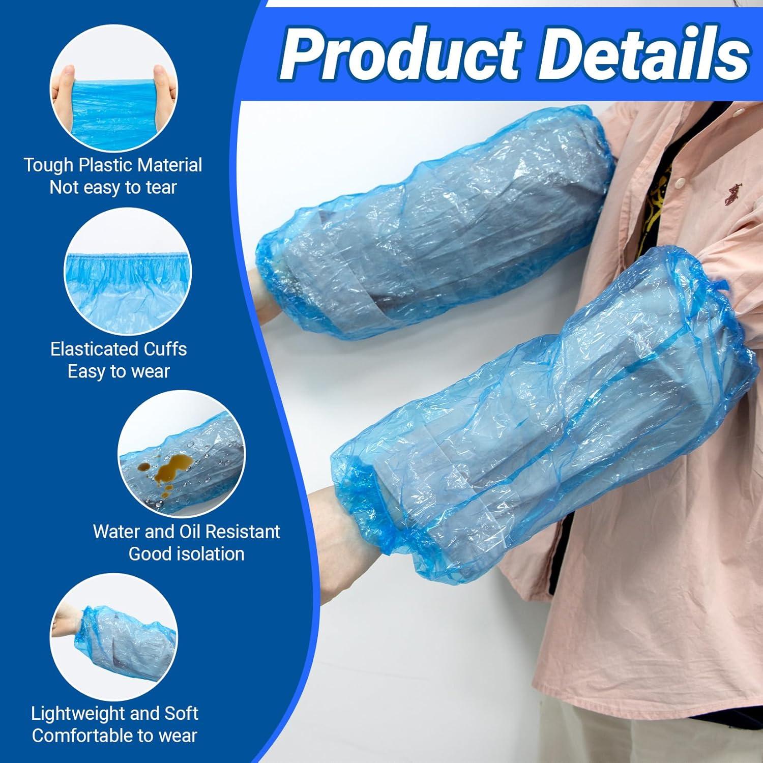 Mangas desechables RAINFLOW para brazos - 100 piezas impermeables