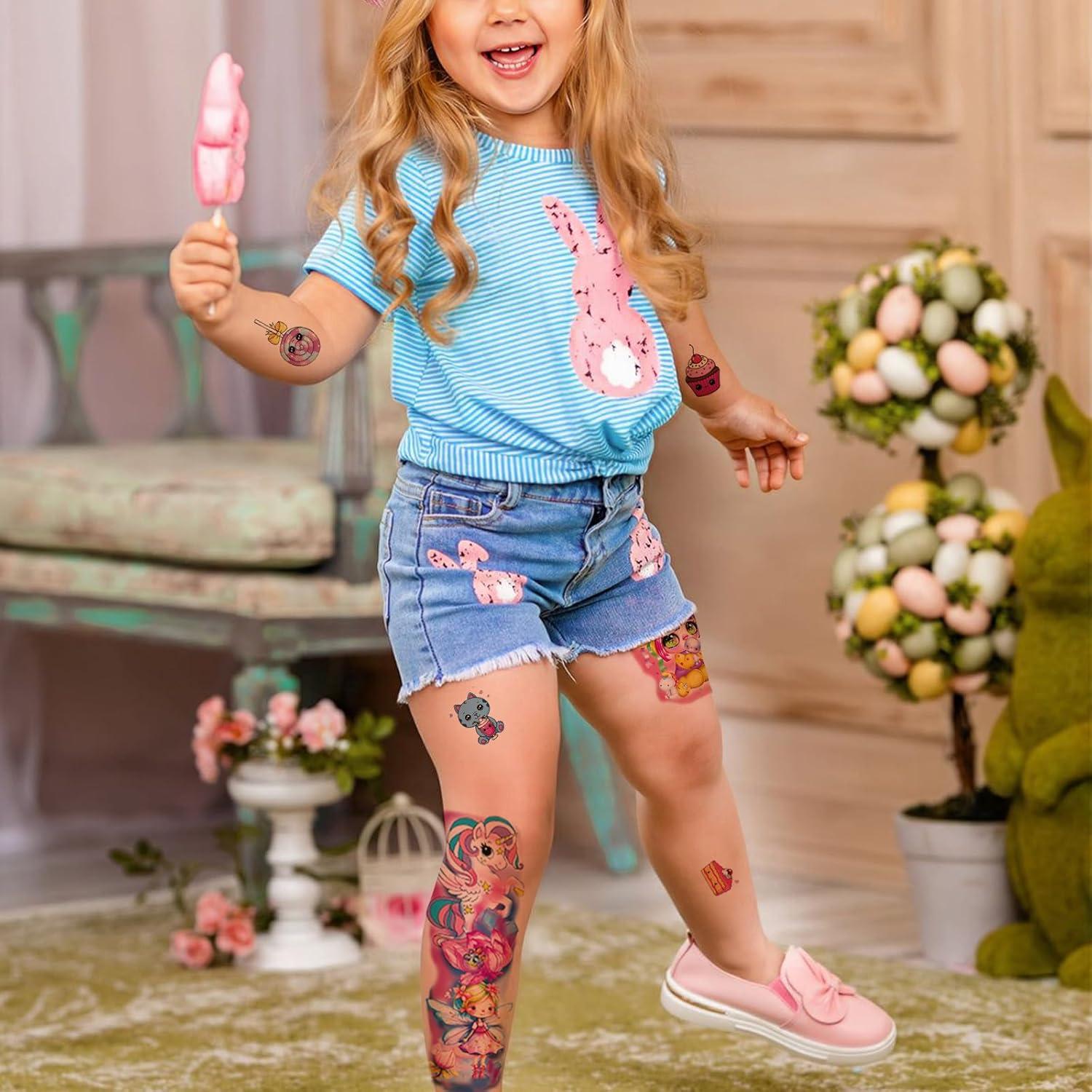 Mangas de Tatuajes Temporales Tazimi para Niños - 27 Hojas