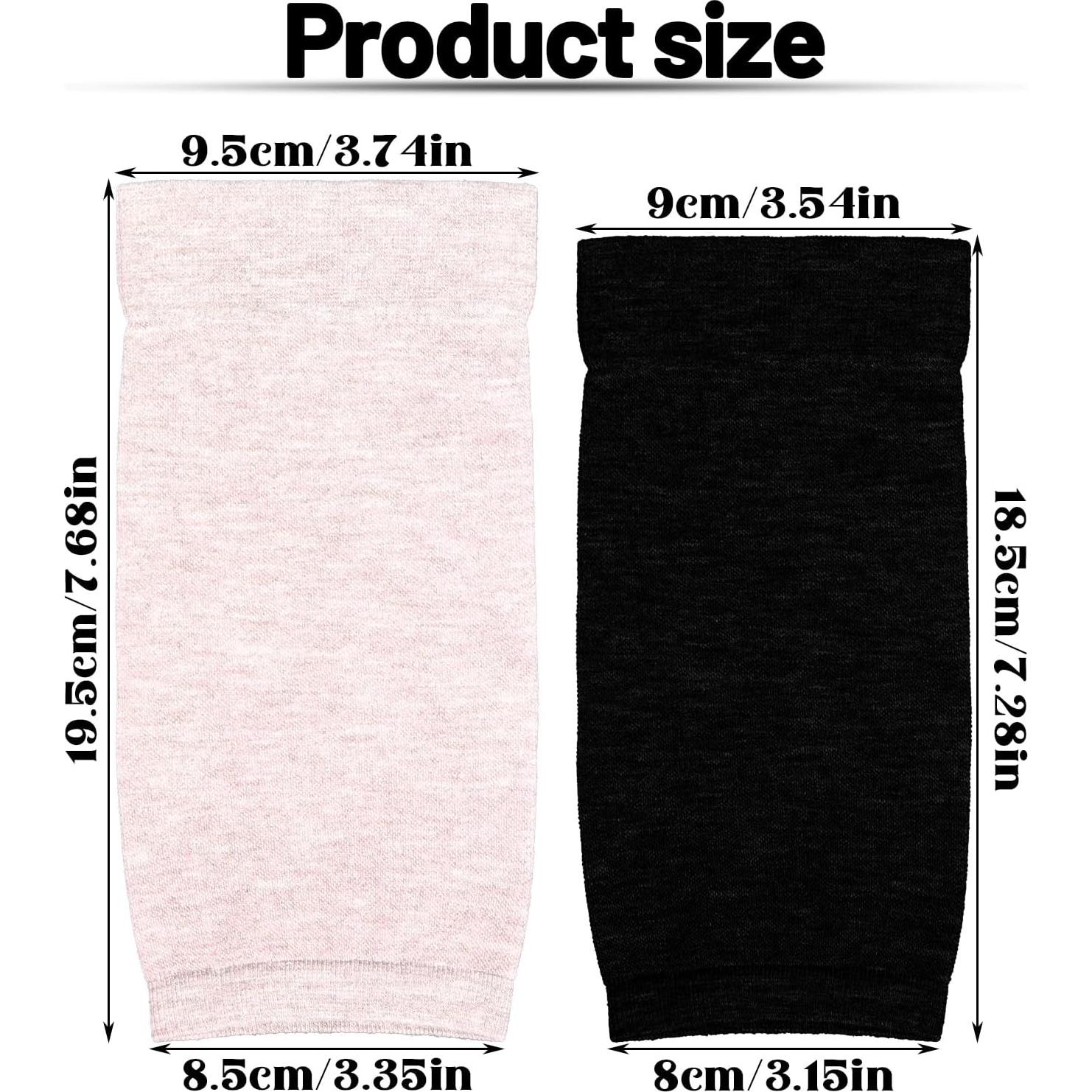 6 Mangas Cubiertas para Tatuajes Aiyorse - Unisex, Piel, Negro, Gris