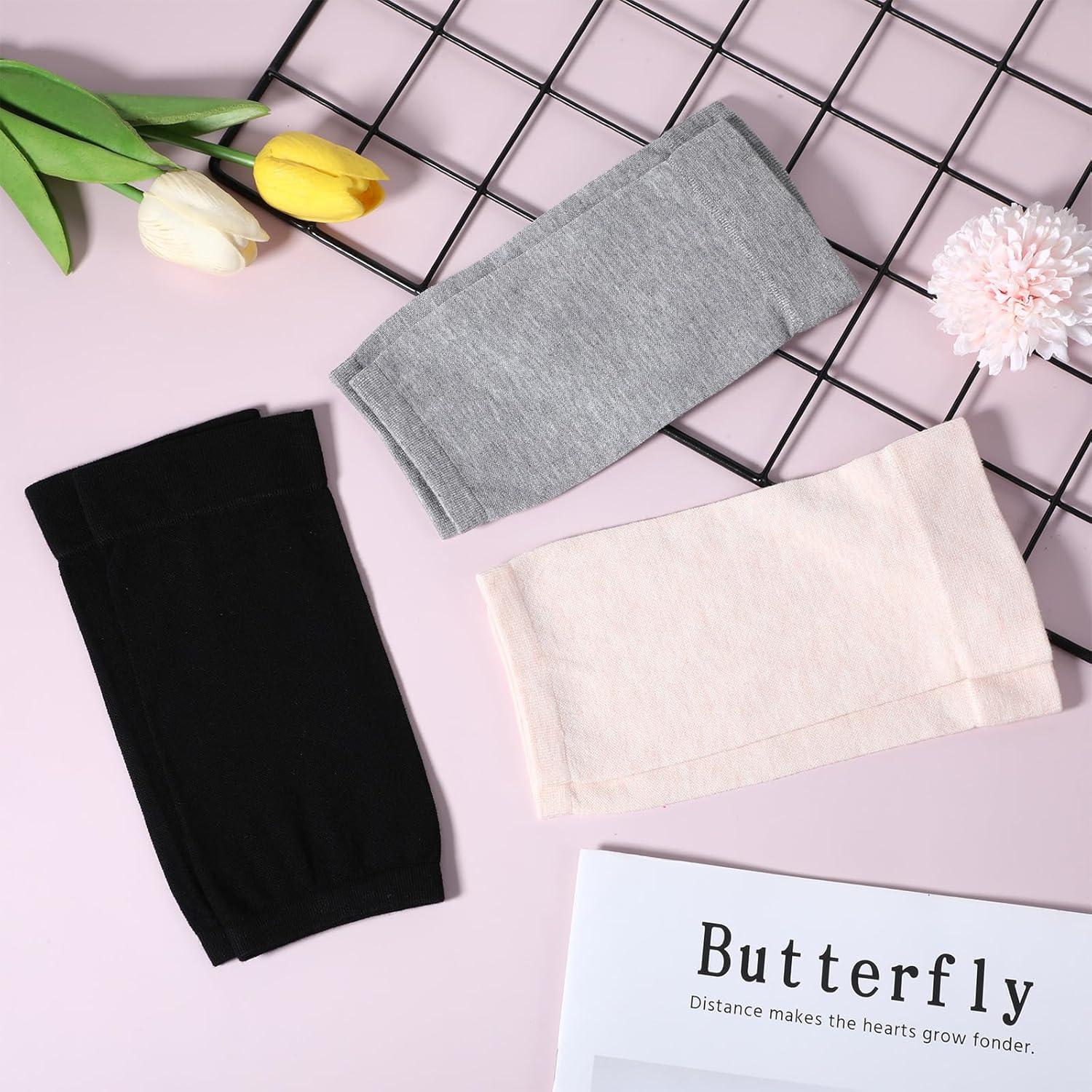 6 Mangas Cubiertas para Tatuajes Aiyorse - Unisex, Piel, Negro, Gris